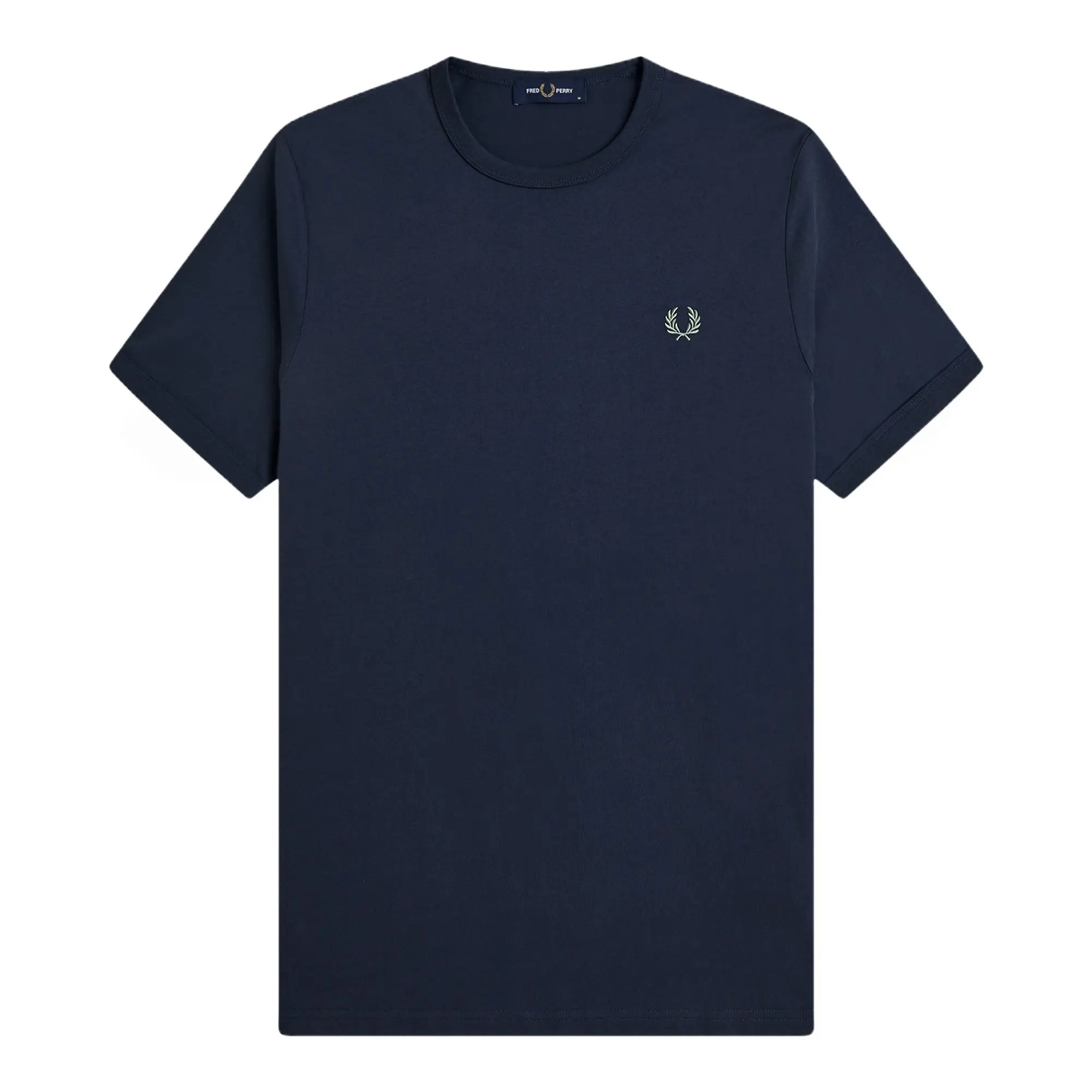 Product image 1 of 6 of Fred Perry Men's Ringer T-Shirt - Dark Airforce