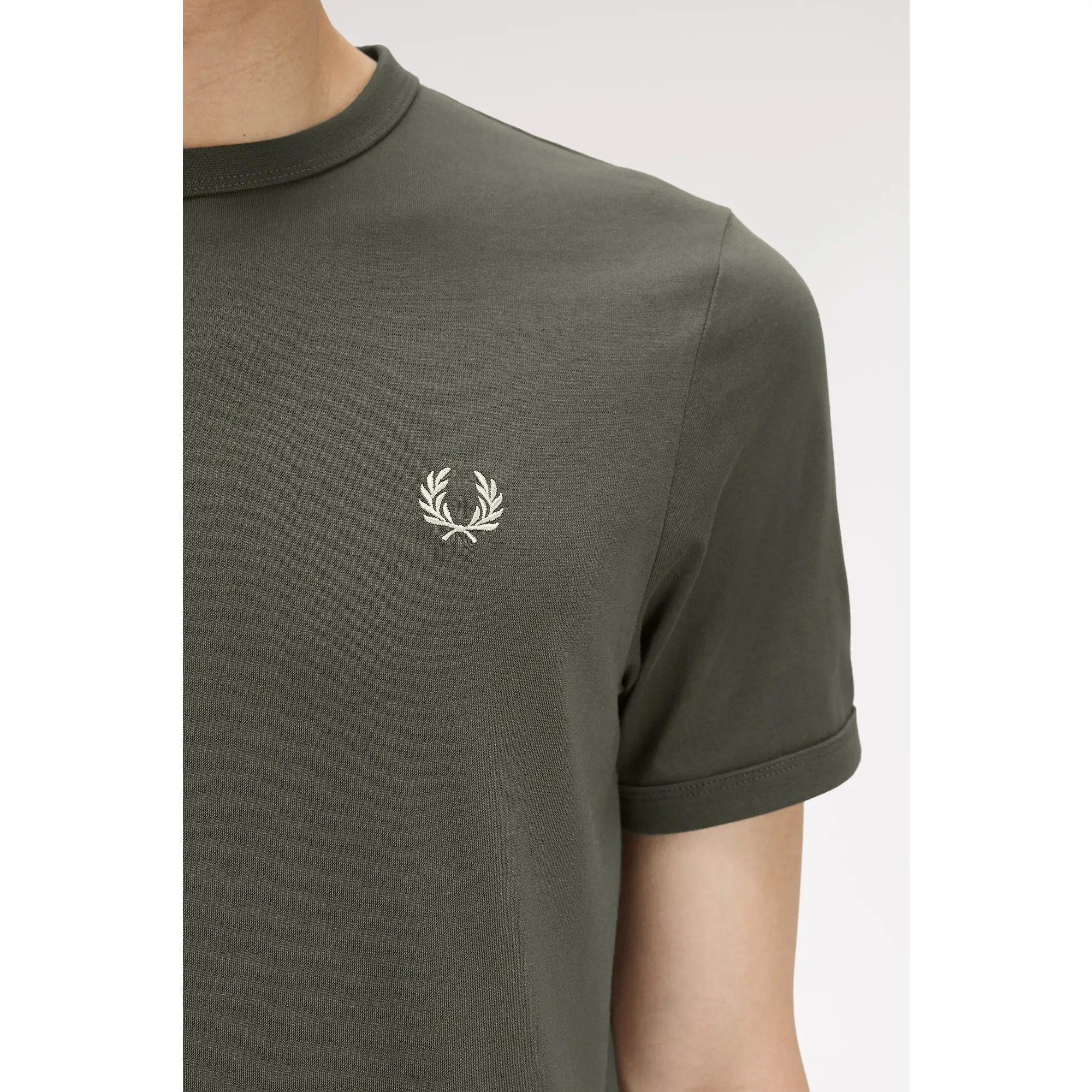 Product image 5 of 6 of Fred Perry Men's Ringer T-Shirt - Field Green