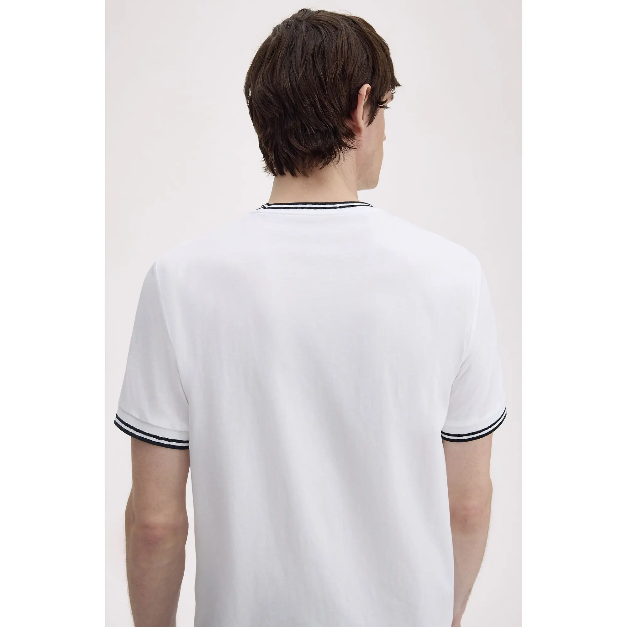 Product image 6 of 8 of Fred Perry Men's Twin Tipped T-Shirt - White