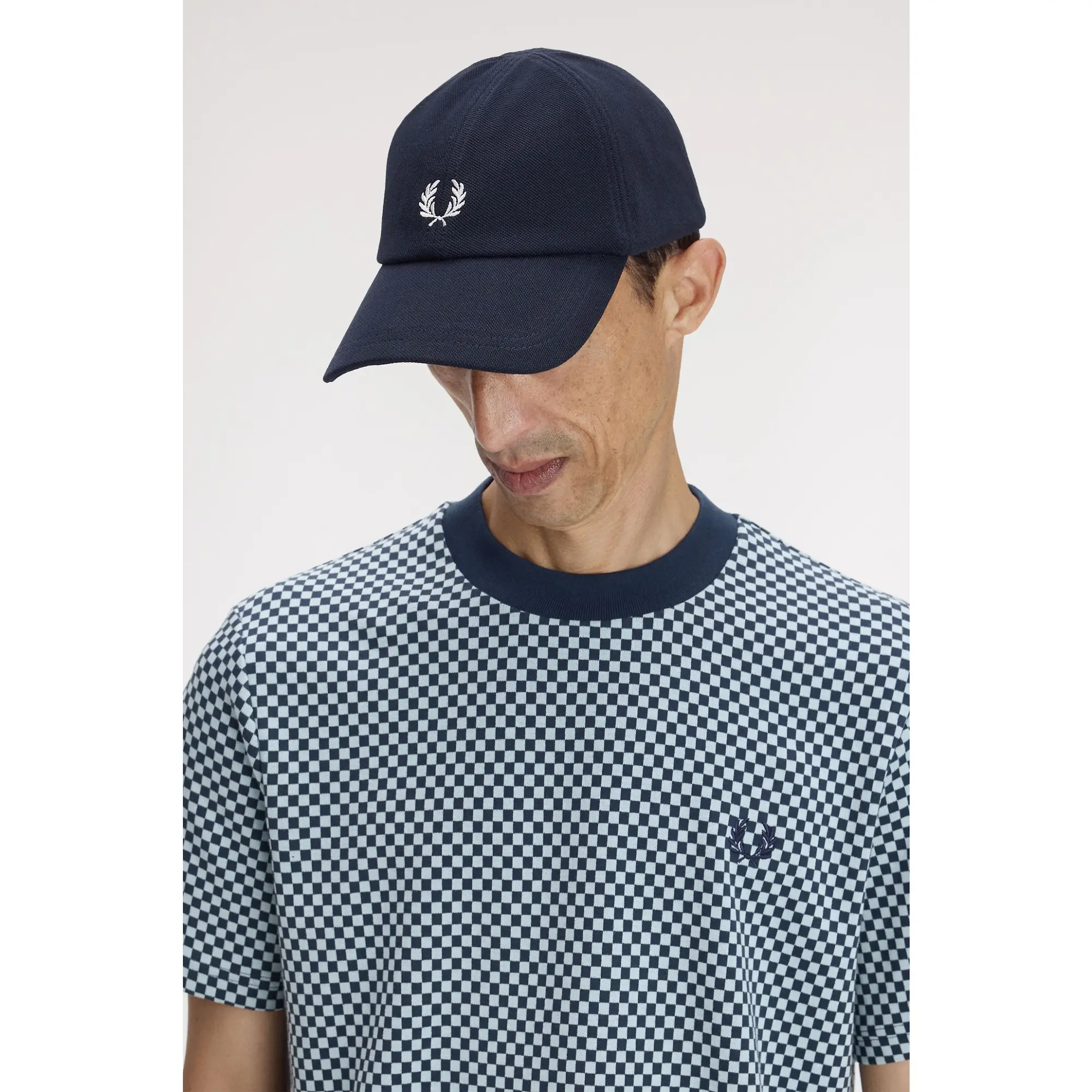 Product image 5 of 7 of Fred Perry Piqué Classic Cap - Navy / Snow White