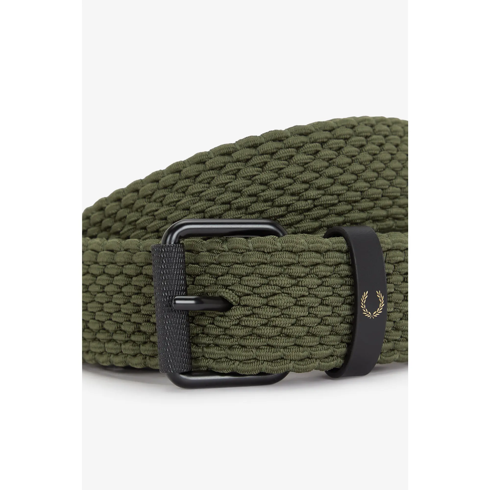 Product image 3 of 3 of Fred Perry Woven Elastic Belt - Laurel Wreath Green