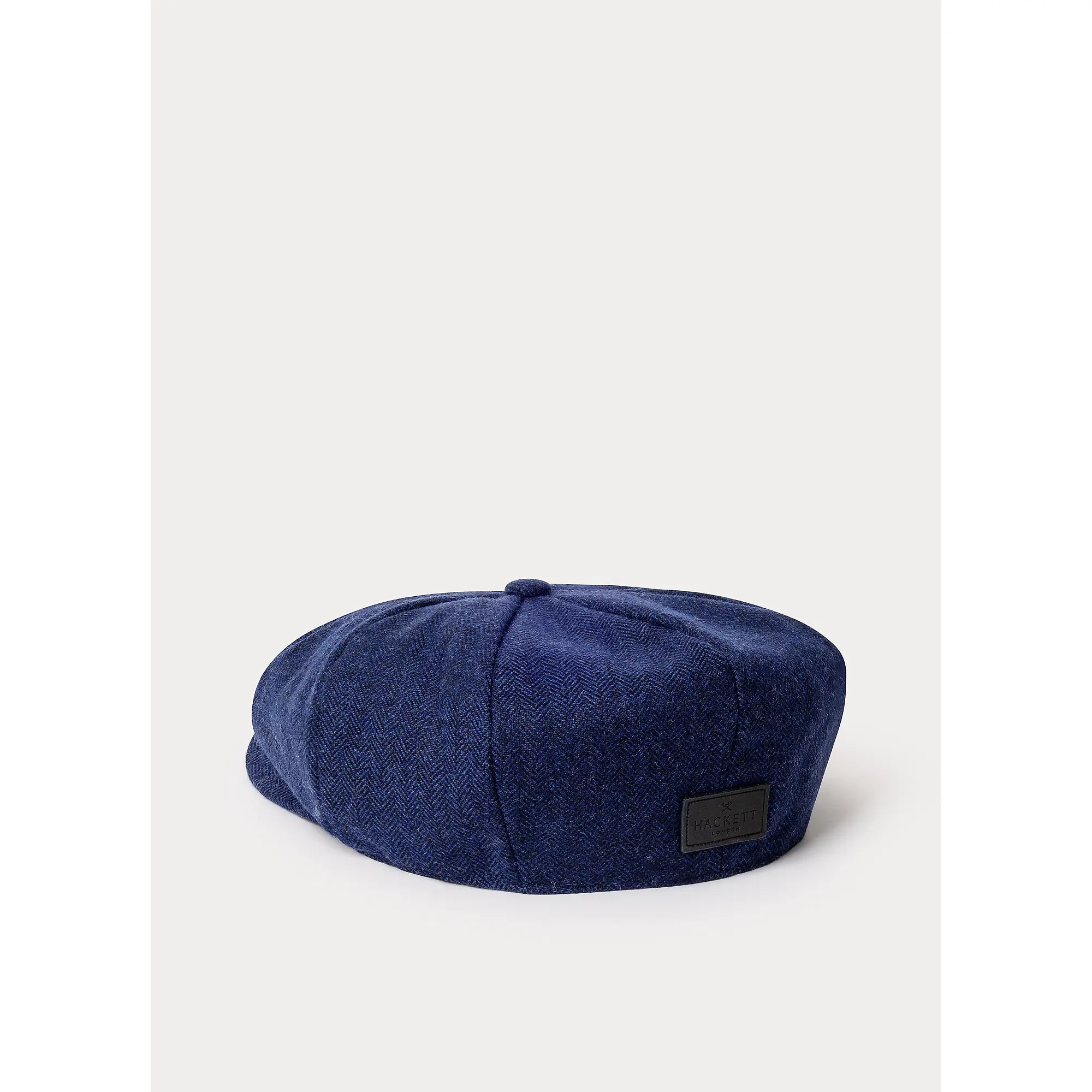 Product image 2 of 4 of Hackett Men's Herringbone Bakerboy Cap - Navy