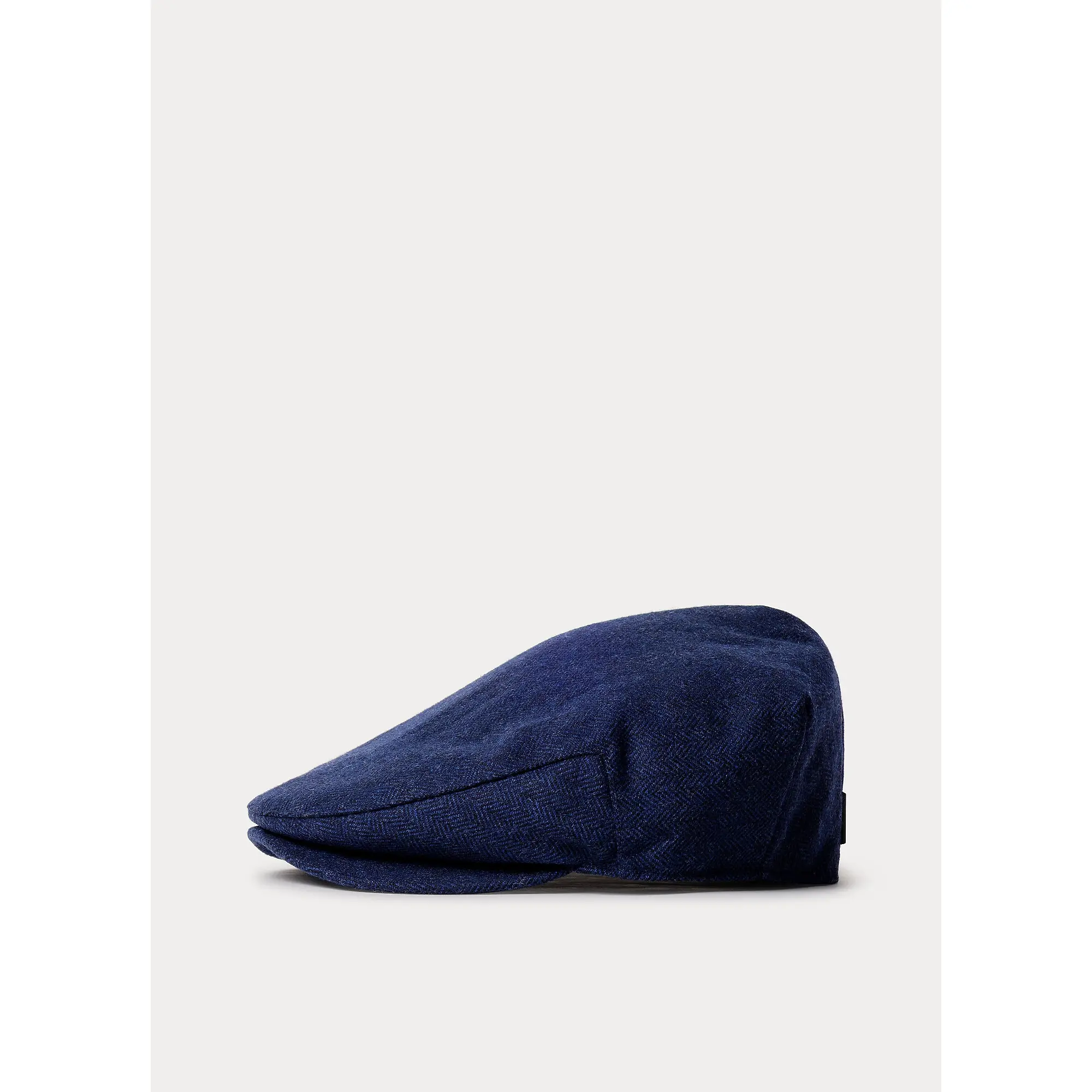 Product image 3 of 4 of Hackett Men's Wool Blend Herringbone Flat Cap - Navy