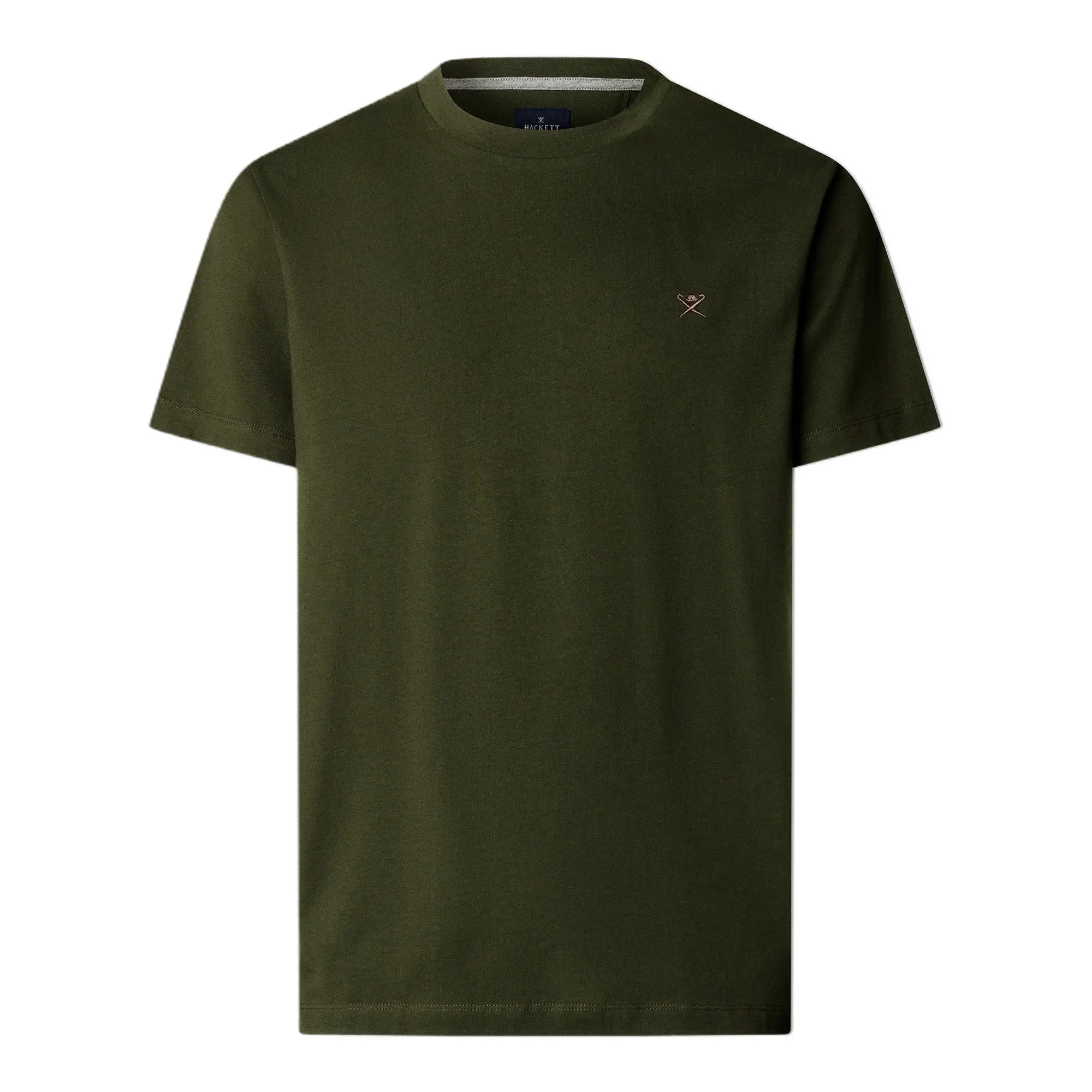Product image 1 of 9 of Hackett Men's Classic Fit Logo T-Shirt - Hunter Green