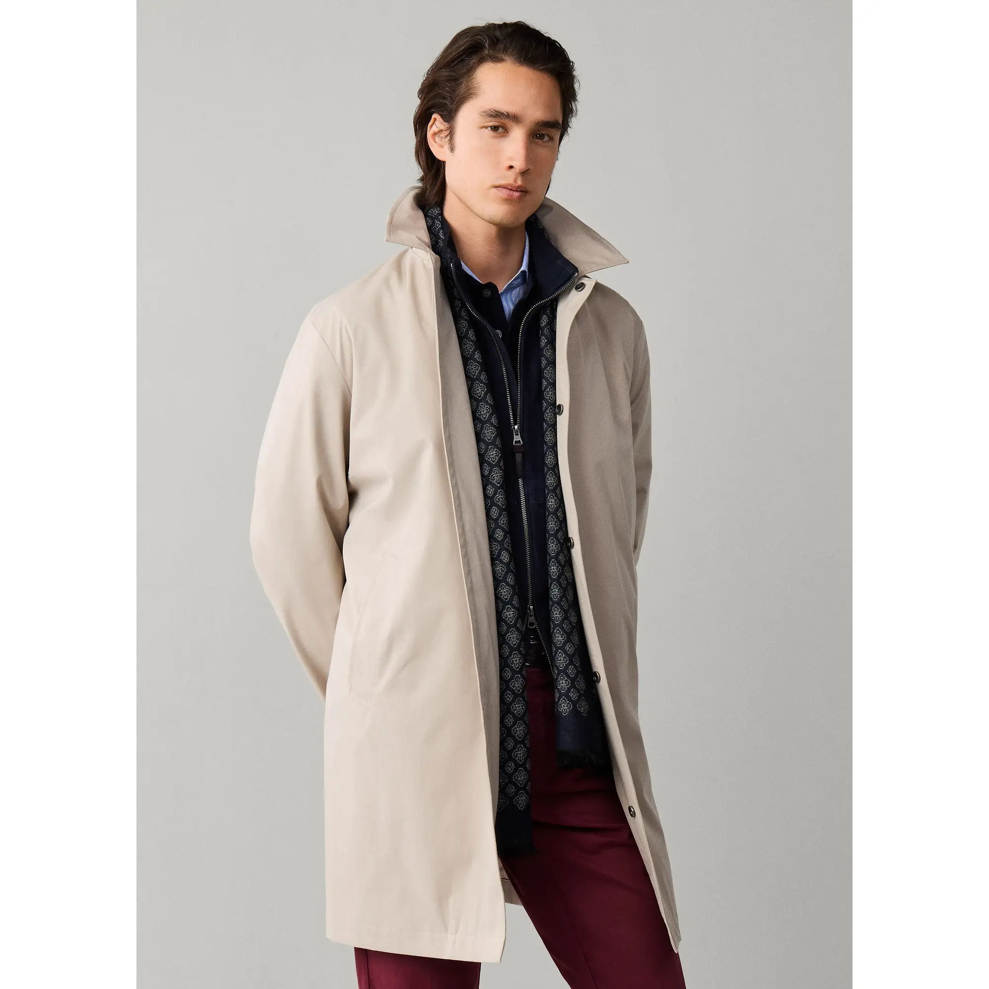Product image 8 of 11 of Hackett Men's Sloane Mac - Natural Beige