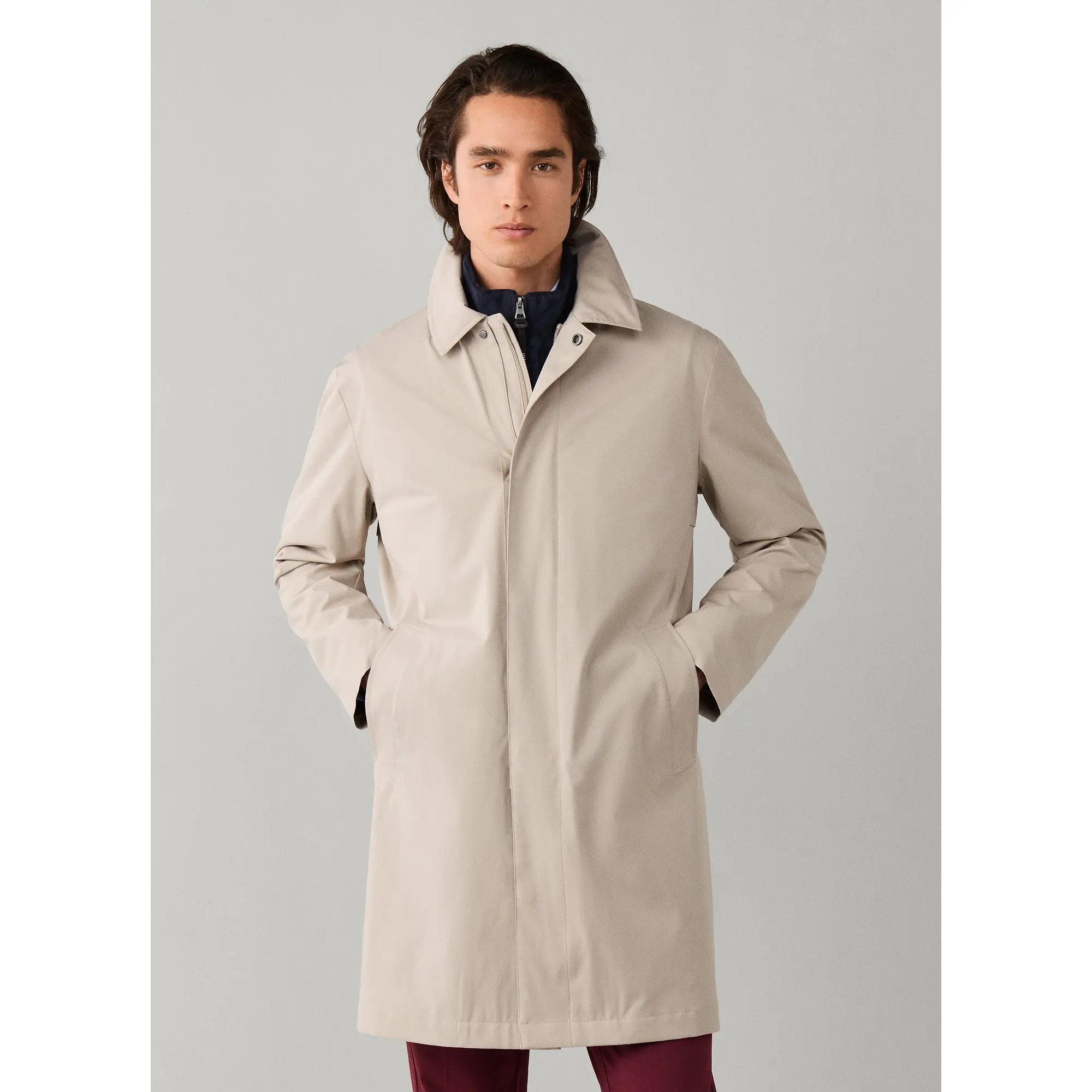Product image 2 of 11 of Hackett Men's Sloane Mac - Natural Beige