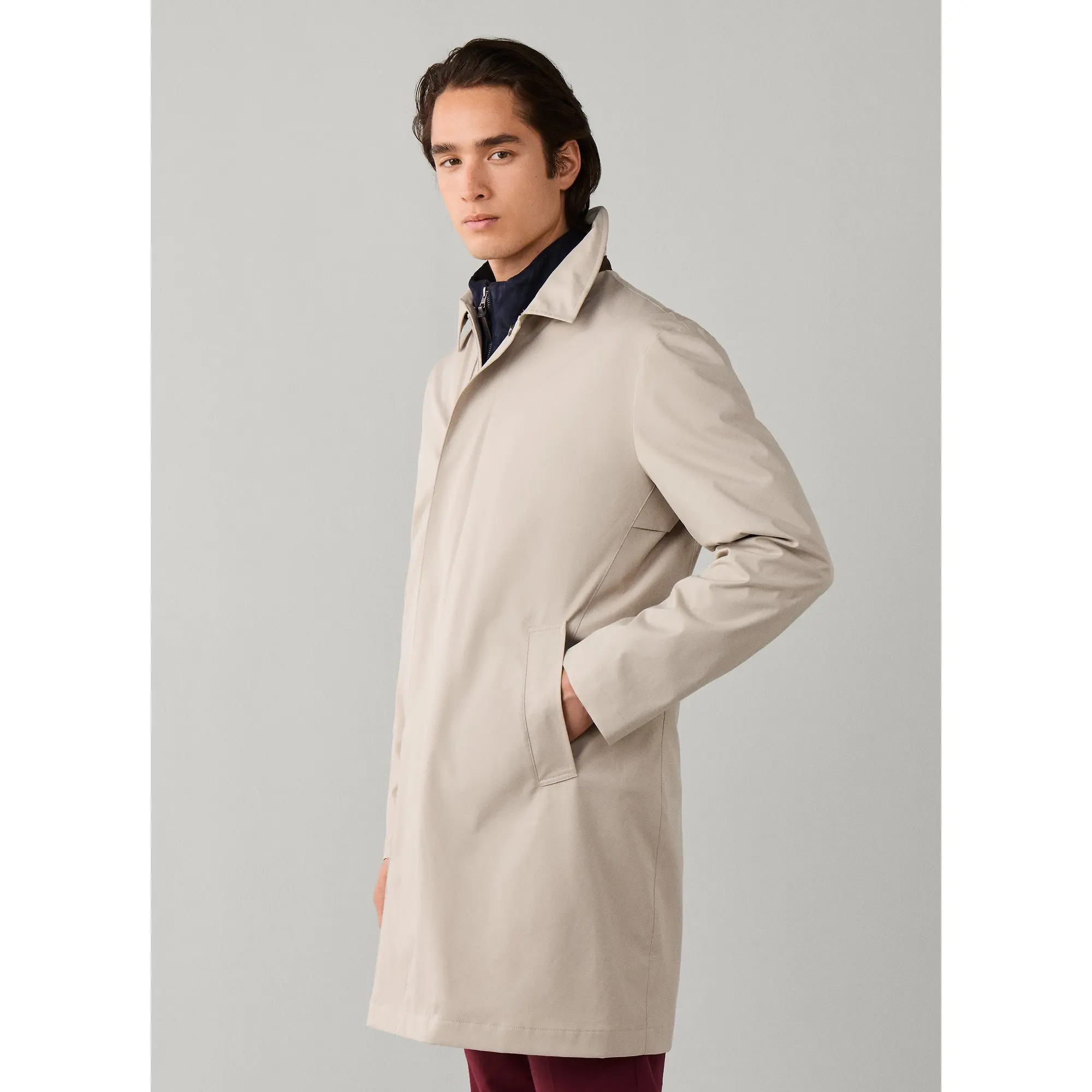 Product image 6 of 11 of Hackett Men's Sloane Mac - Natural Beige