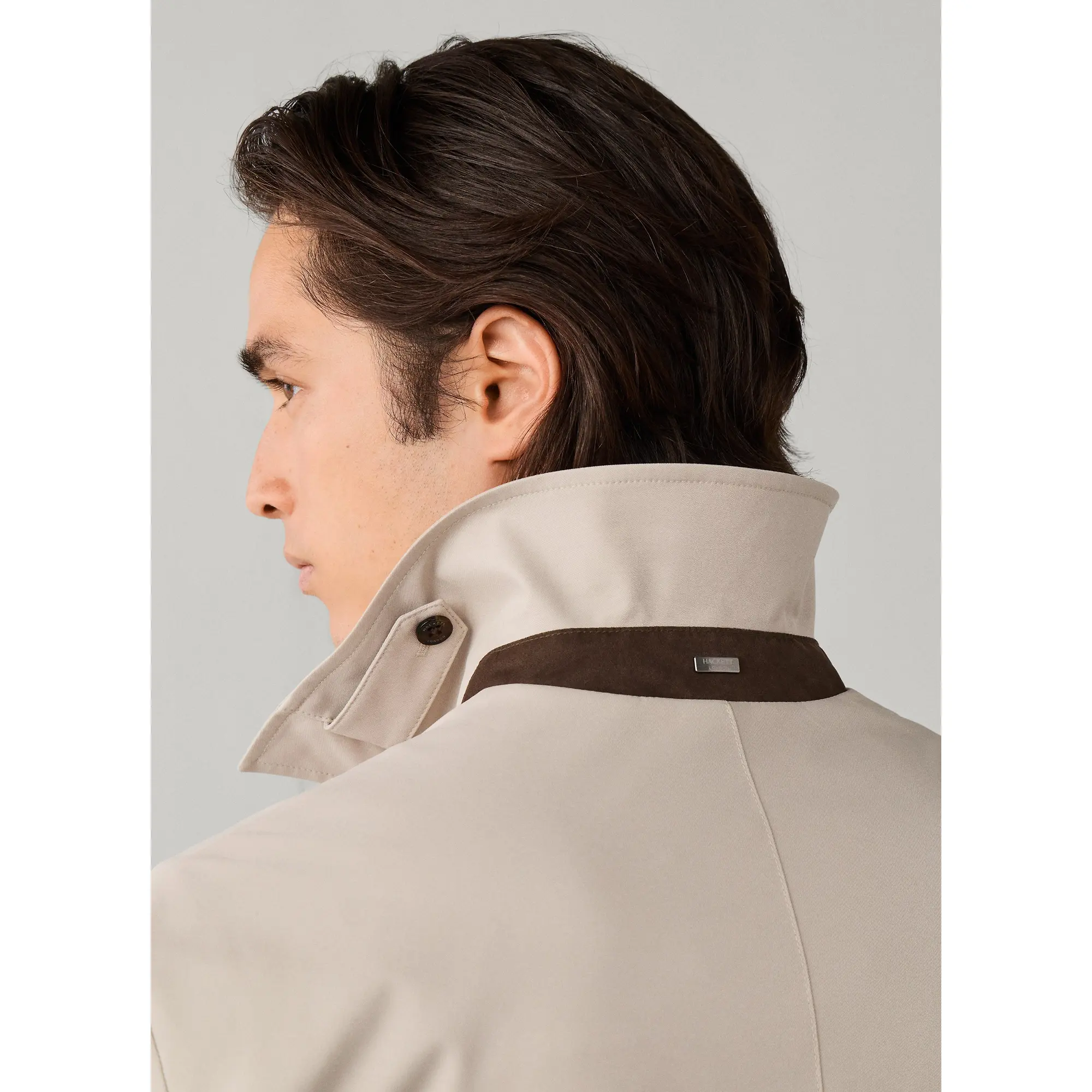 Product image 3 of 11 of Hackett Men's Sloane Mac - Natural Beige