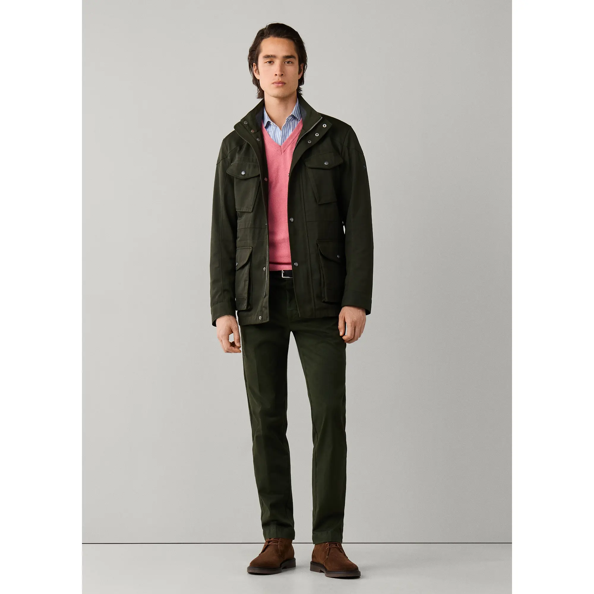 Product image 3 of 12 of Hackett Men's Velospeed Jacket - Hunter Green