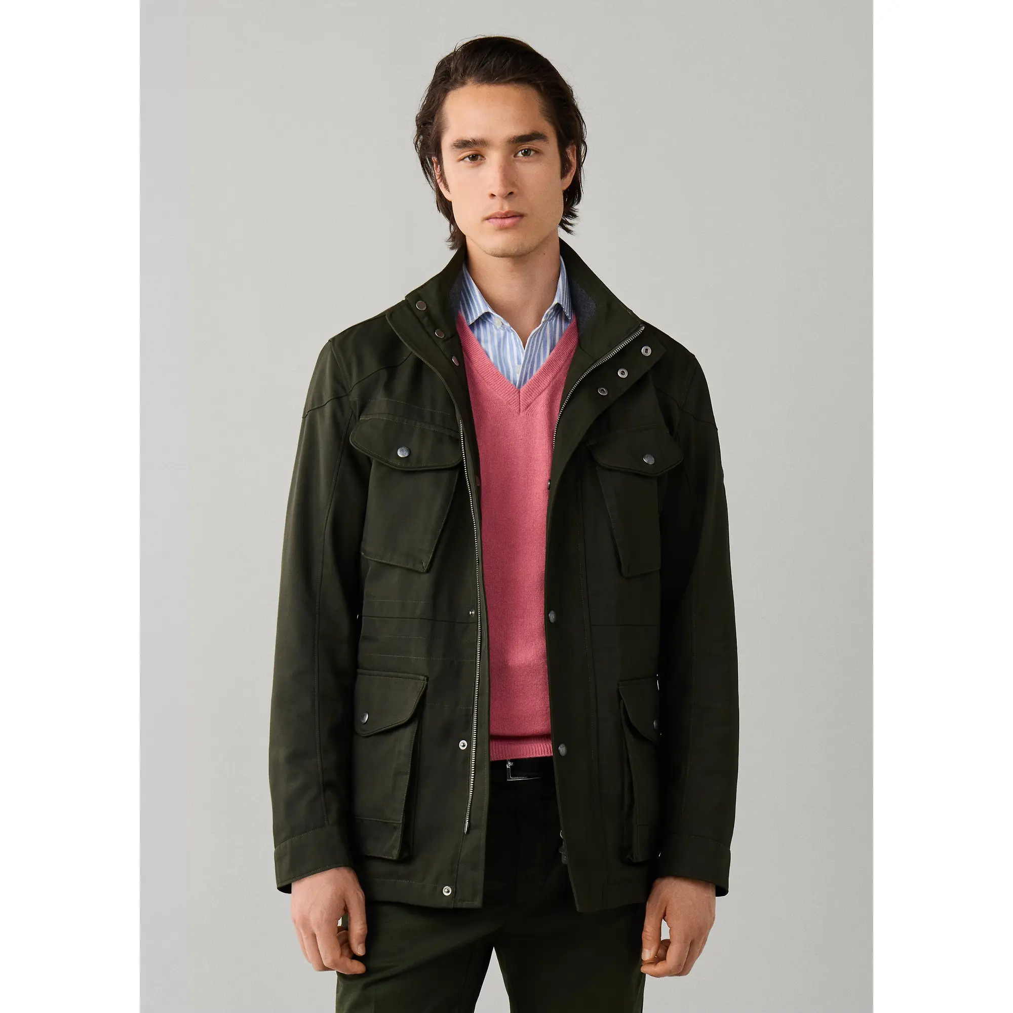 Product image 5 of 12 of Hackett Men's Velospeed Jacket - Hunter Green