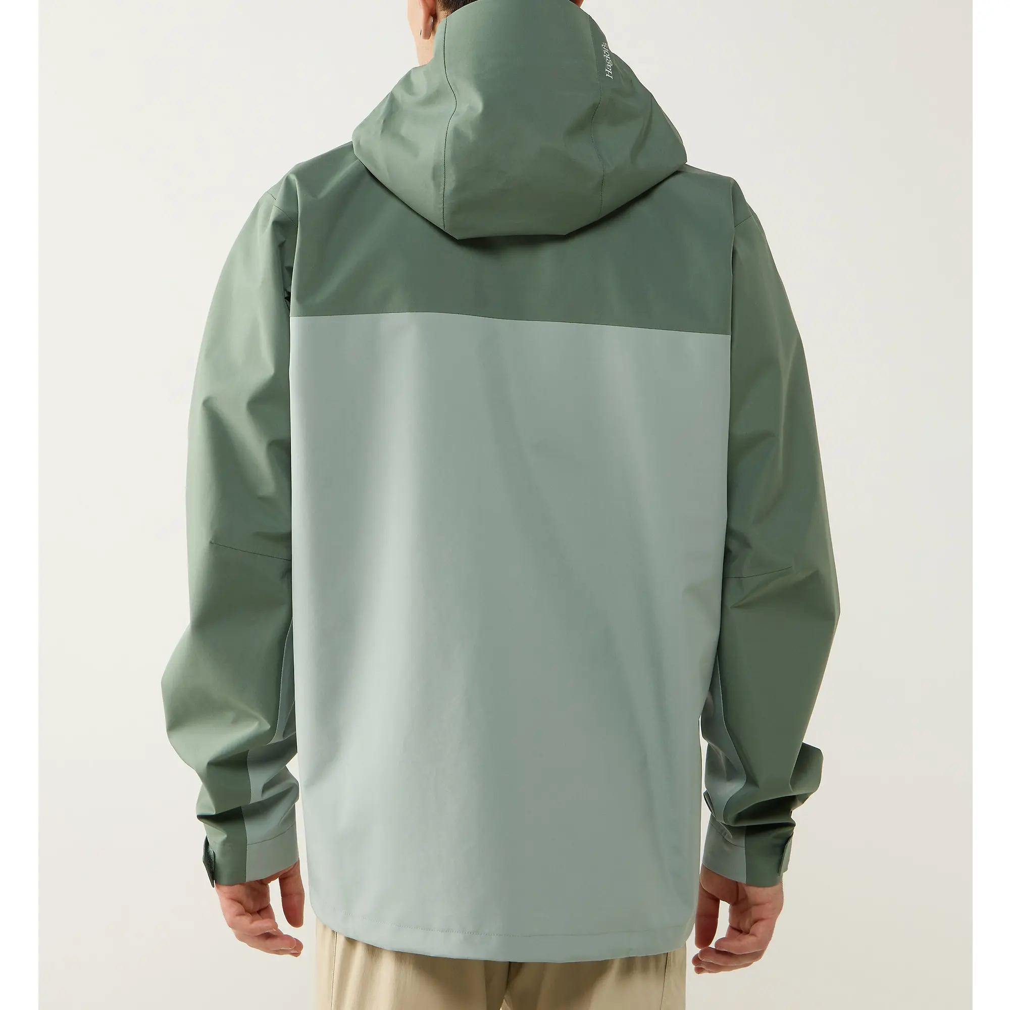 Product image 3 of 10 of Haglöfs Men's Front Proof II Waterproof Jacket - Chlorophyll Green/Dew Green