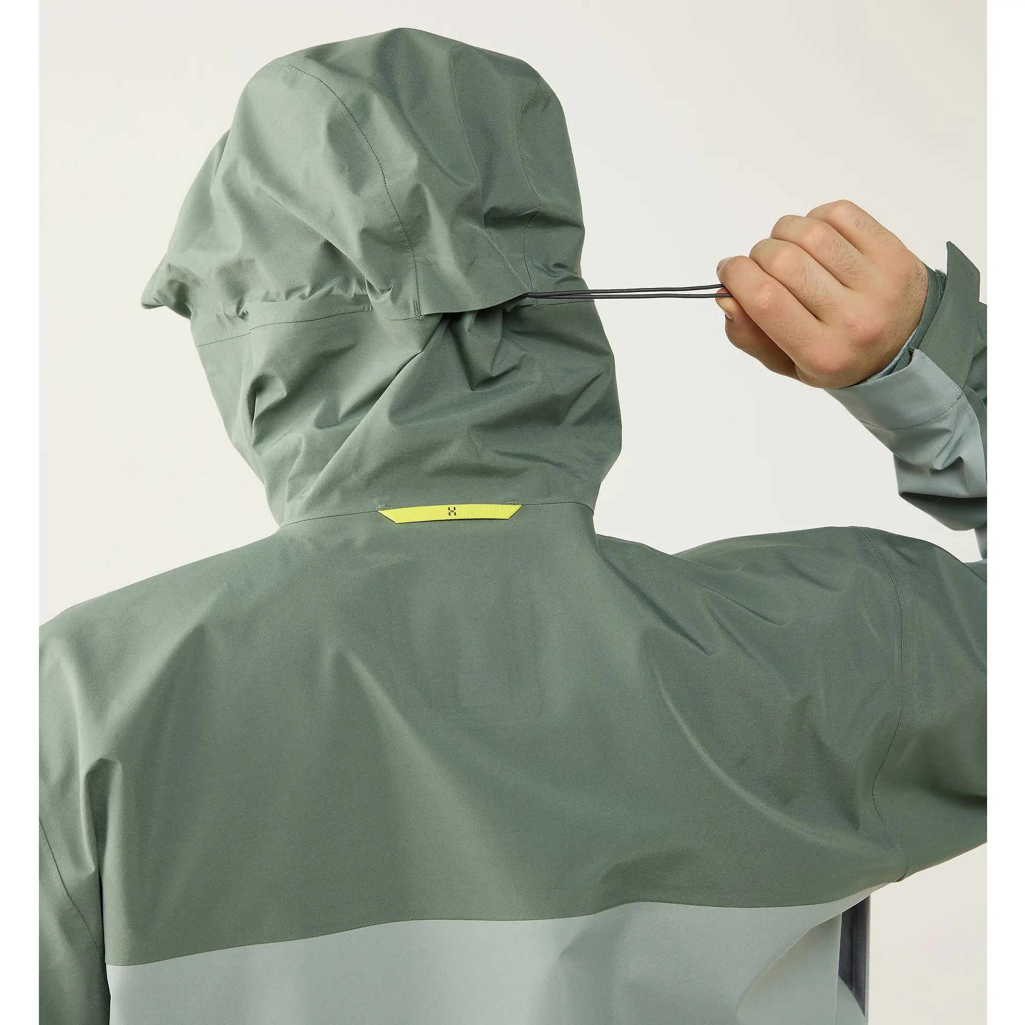 Product image 8 of 10 of Haglöfs Men's Front Proof II Waterproof Jacket - Chlorophyll Green/Dew Green
