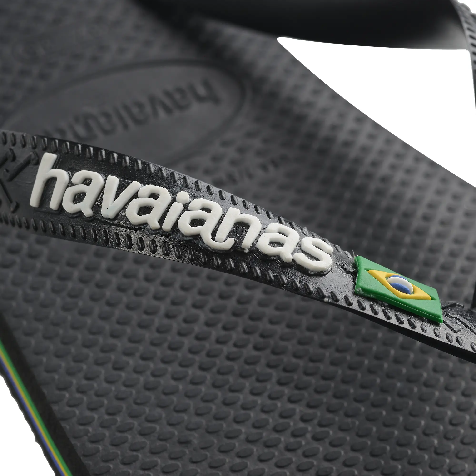 Product image 5 of 8 of Havaianas Unisex Brasil Logo Flip Flops - Black/Black