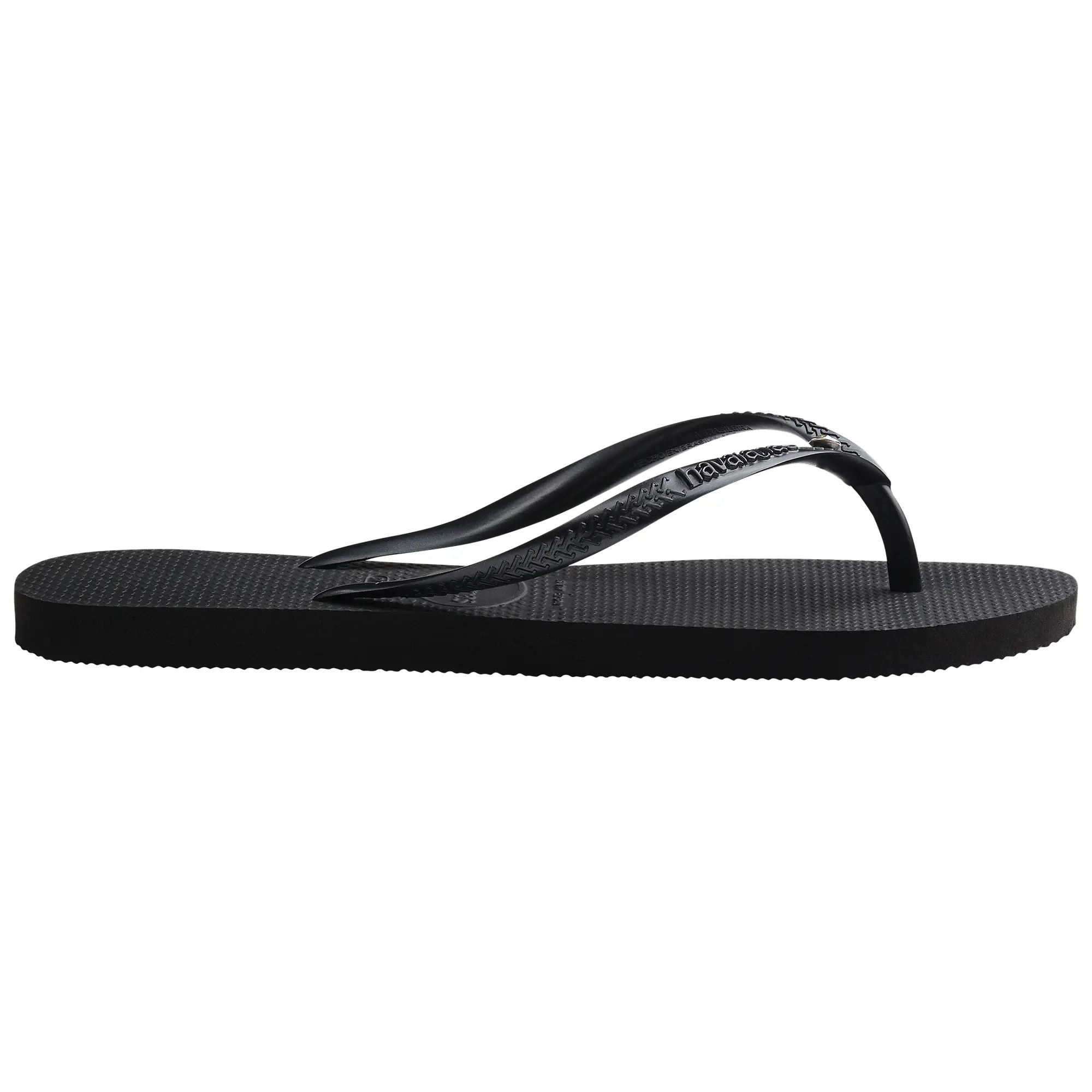 Product image 3 of 5 of Havaianas Women's Slim Crystal SW II Flip Flops - Black