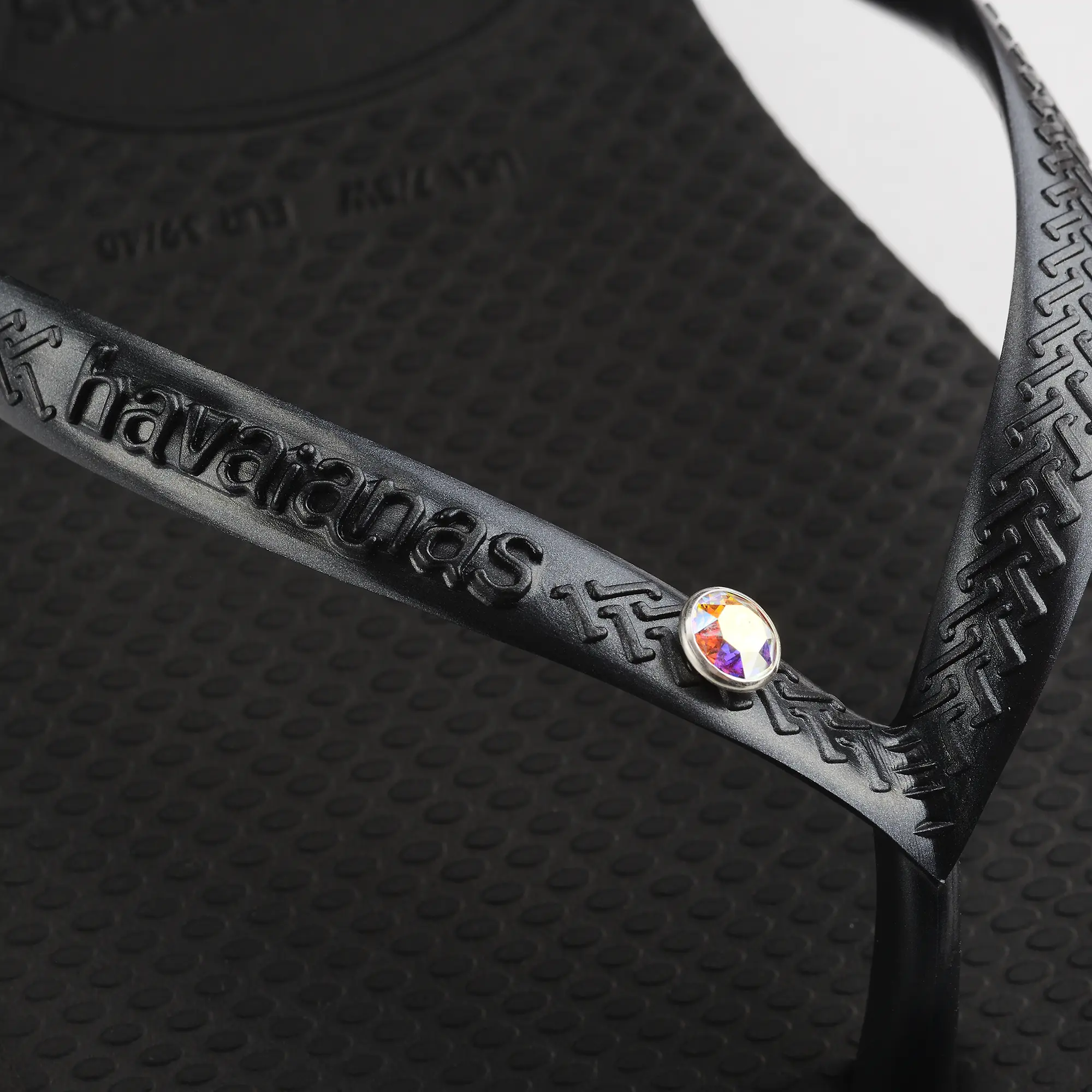 Product image 5 of 5 of Havaianas Women's Slim Crystal SW II Flip Flops - Black