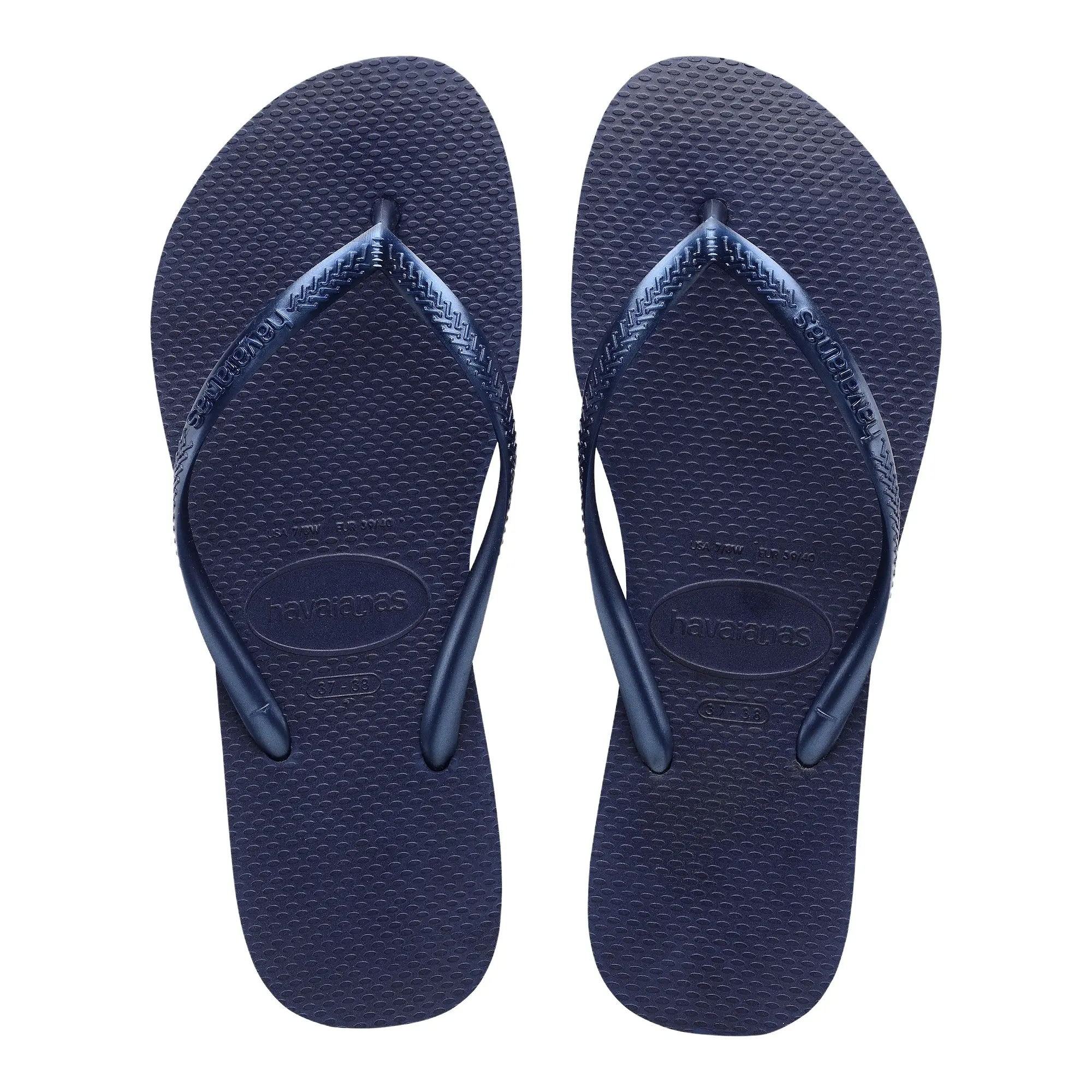 Product image 1 of 5 of Havaianas Women's Slim Flip Flops - Navy Blue