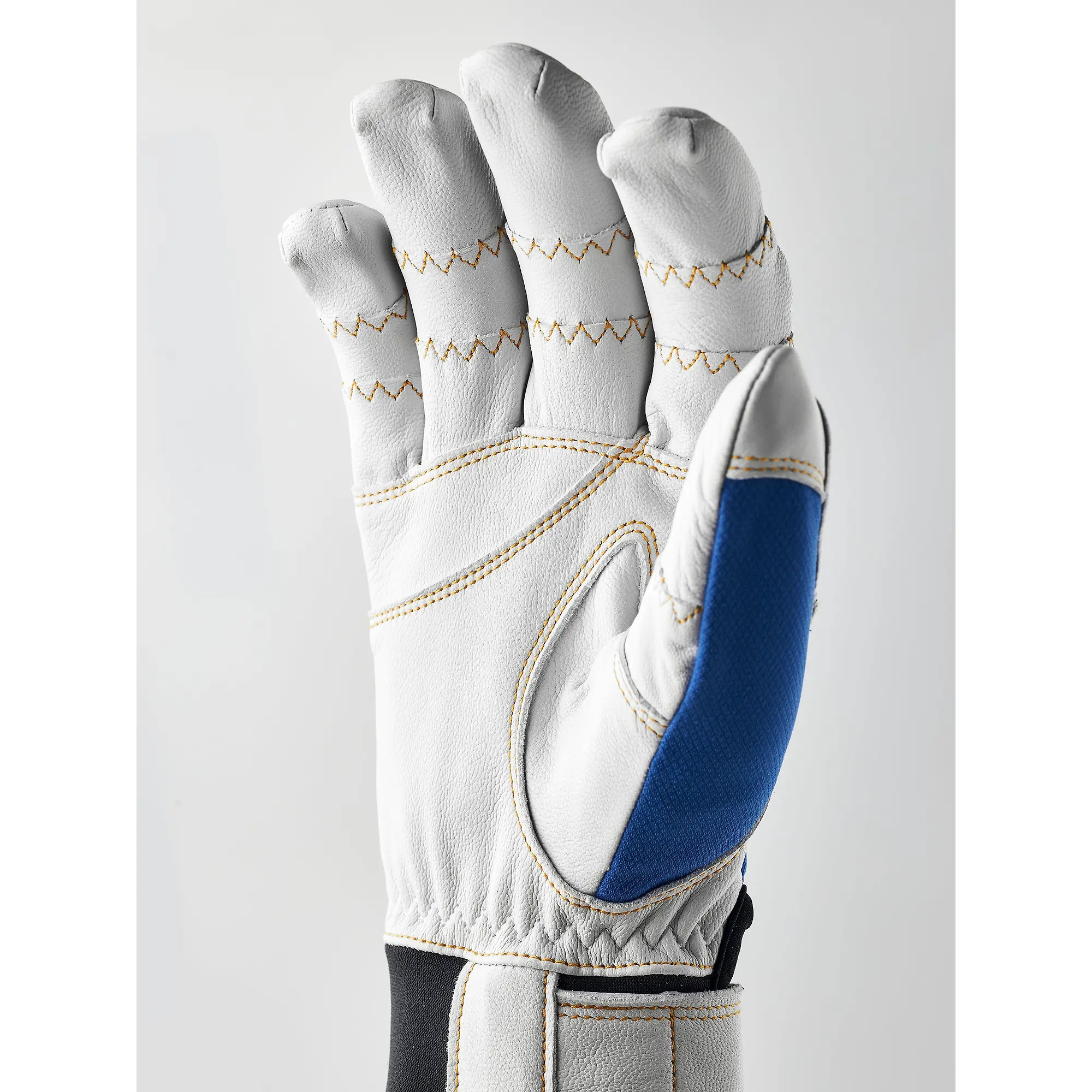Product image 2 of 5 of Hestra Ergo Grip Active 5 Finger Gloves - Royal Blue/Yellow