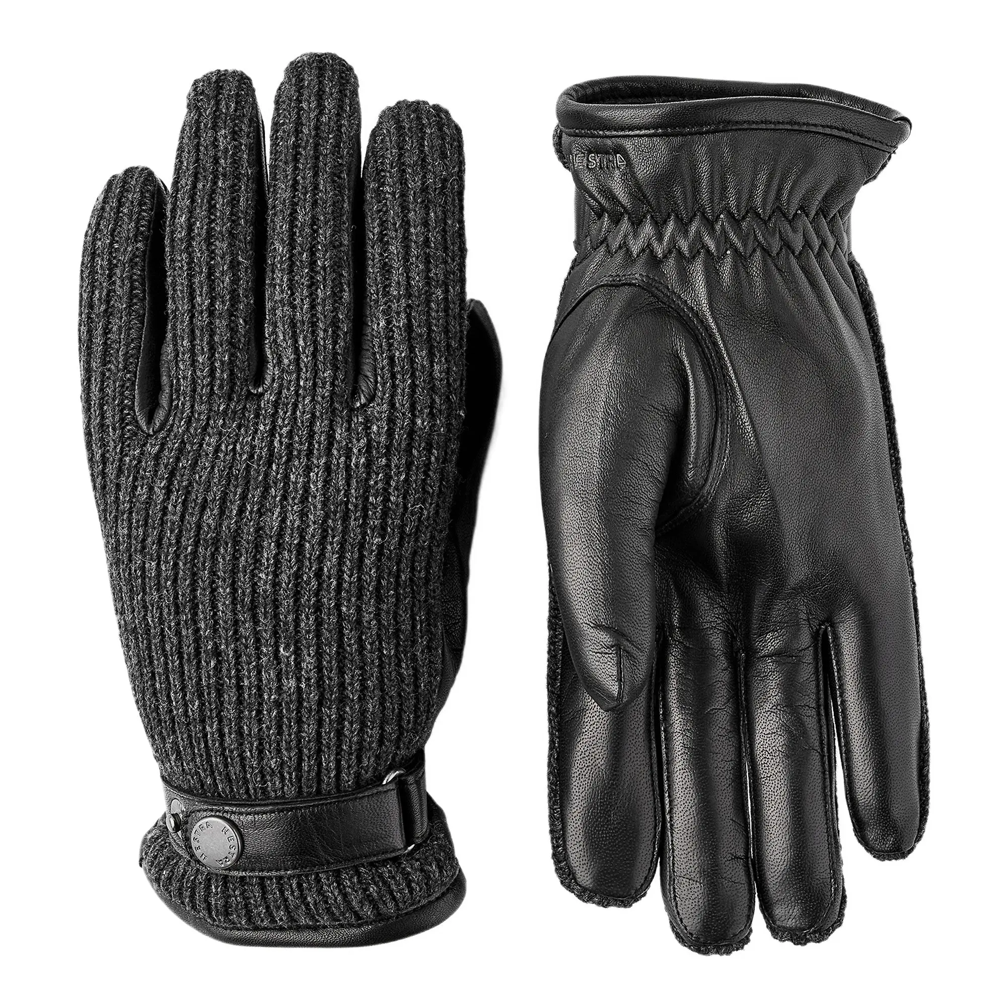 Product image 1 of 5 of Hestra Men's Christopher Leather Gloves - Black