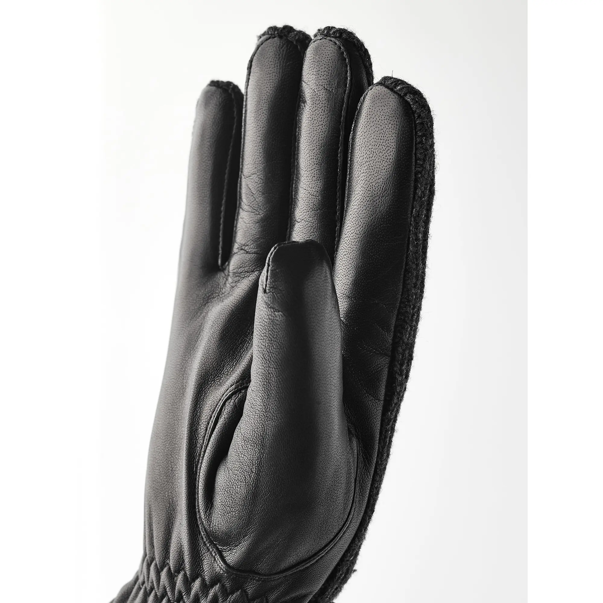 Product image 2 of 5 of Hestra Men's Christopher Leather Gloves - Black