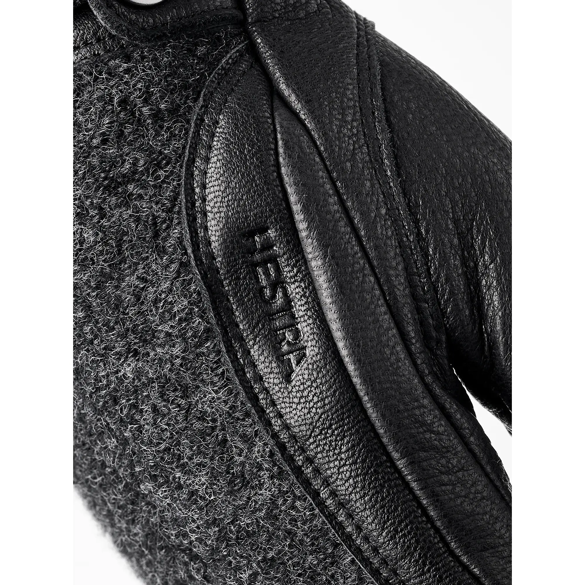 Product image 4 of 5 of Hestra Men's Daniel Leather Gloves - Charcoal/Black