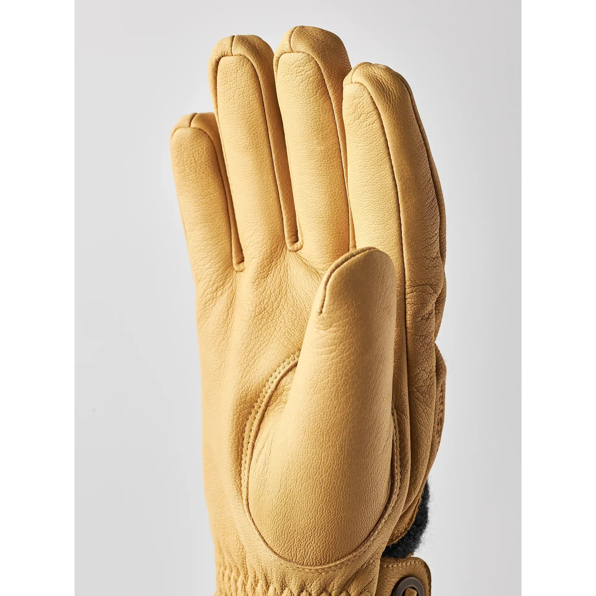 Product image 2 of 5 of Hestra Men's Daniel Leather Gloves - Charcoal/Tan