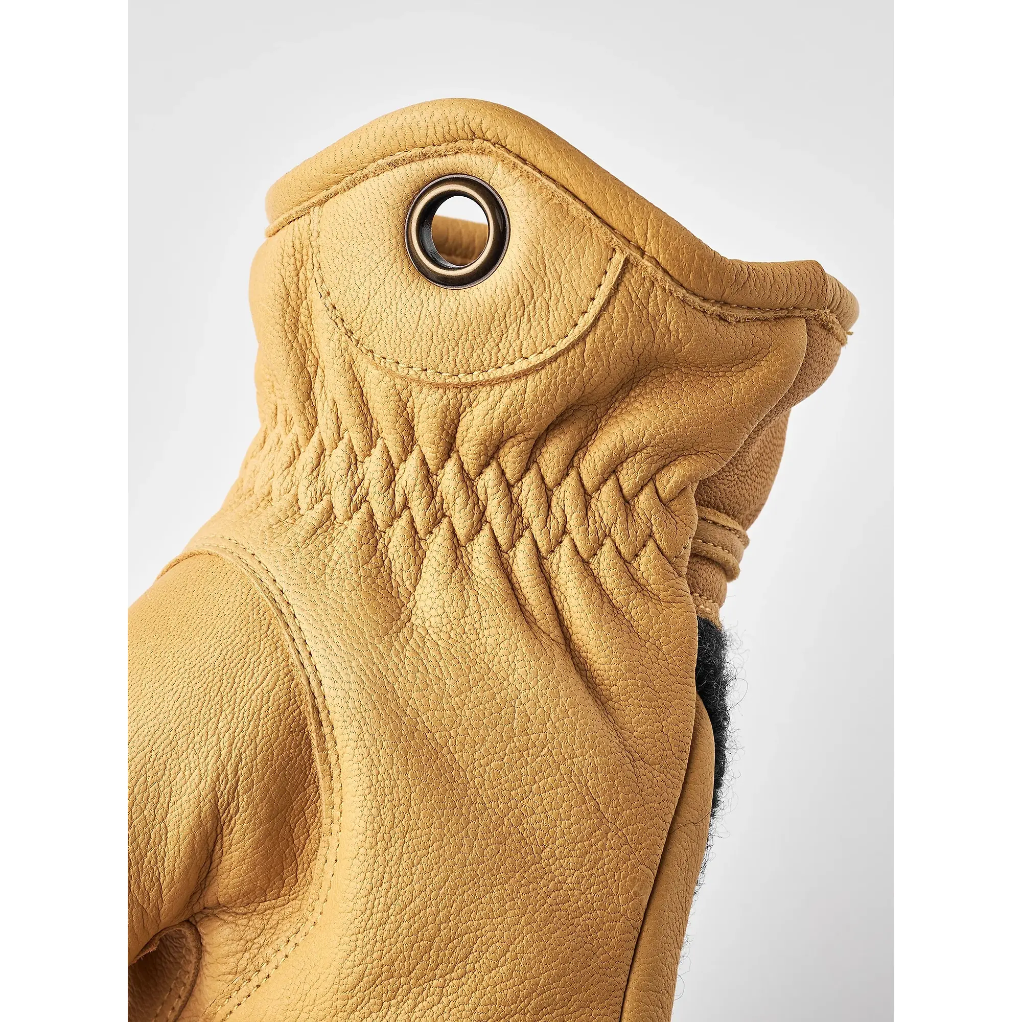 Product image 5 of 5 of Hestra Men's Daniel Leather Gloves - Charcoal/Tan