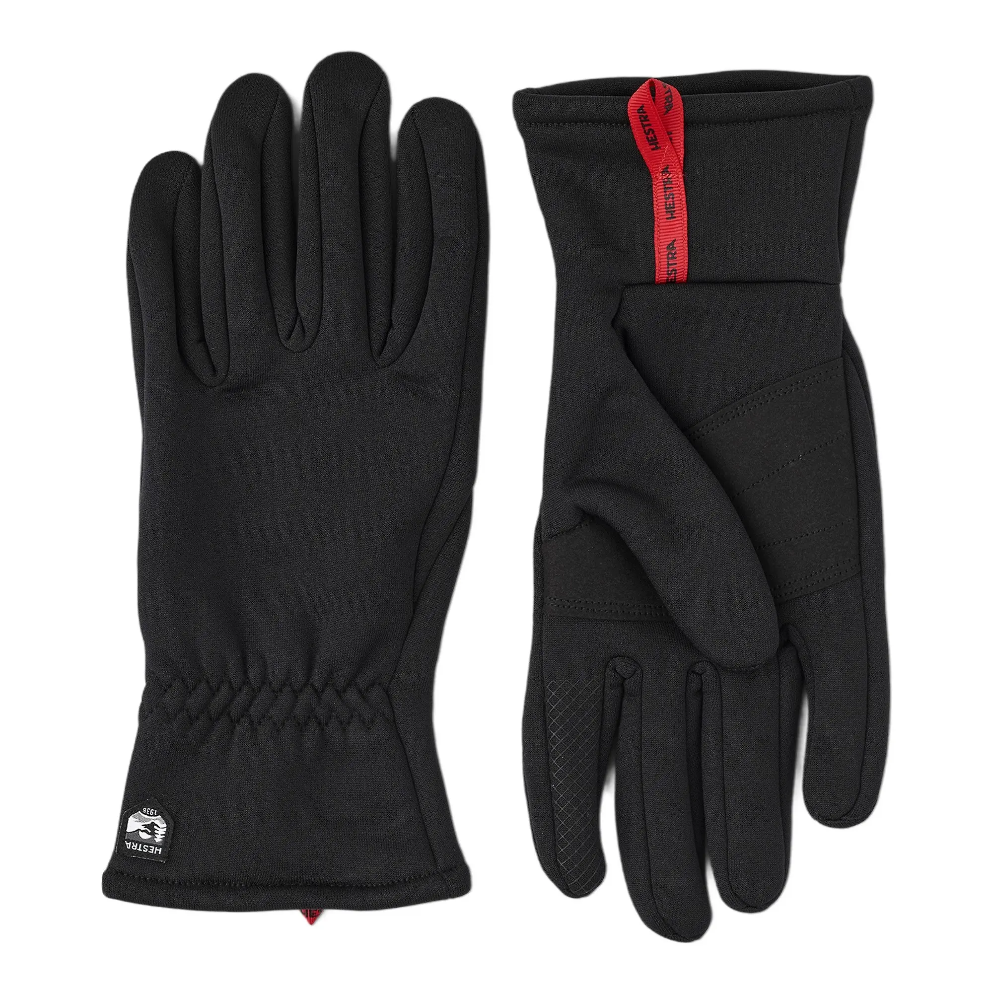 Product image 1 of 4 of Hestra Touch Point Fleece 5 Finger Glove Liners - Black