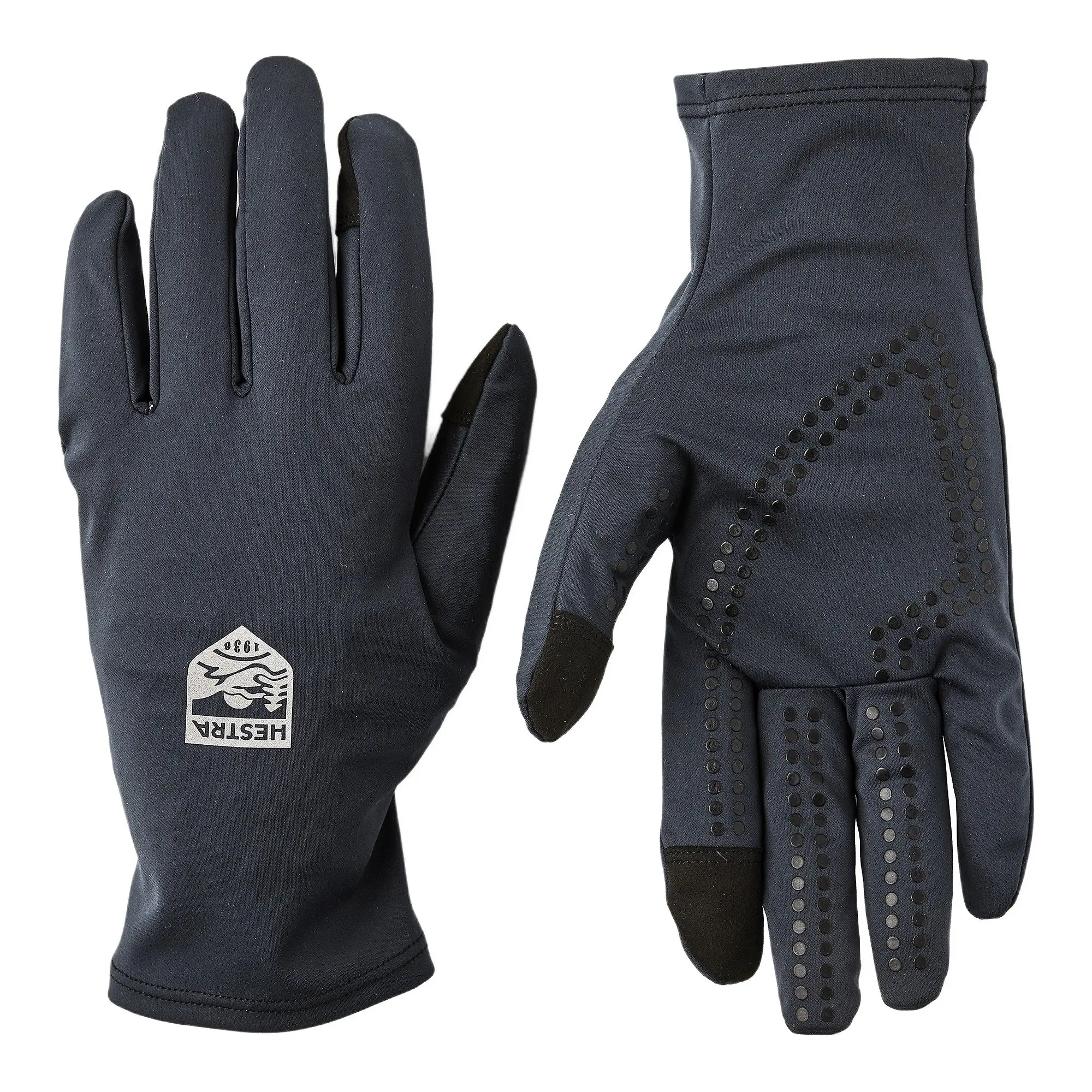 Product image 1 of 4 of Hestra Windbreaker Light 5 Finger Glove Liners - Black
