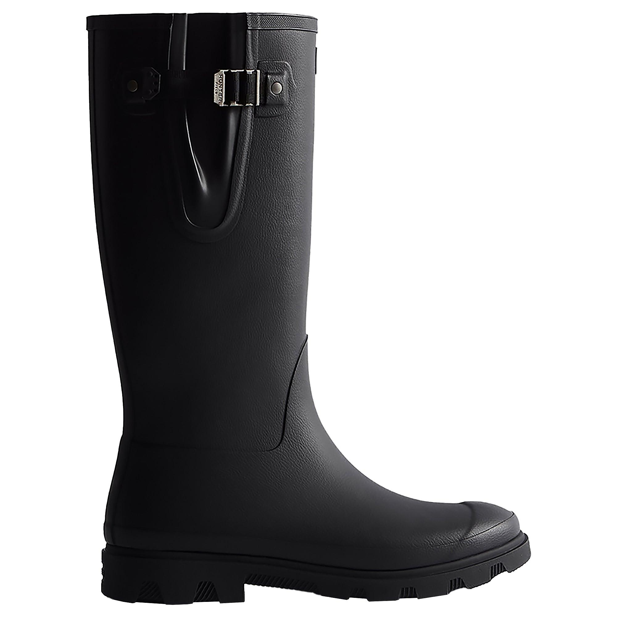 Hunter Unisex Downpour Adjustable Boots - Black | British Attire