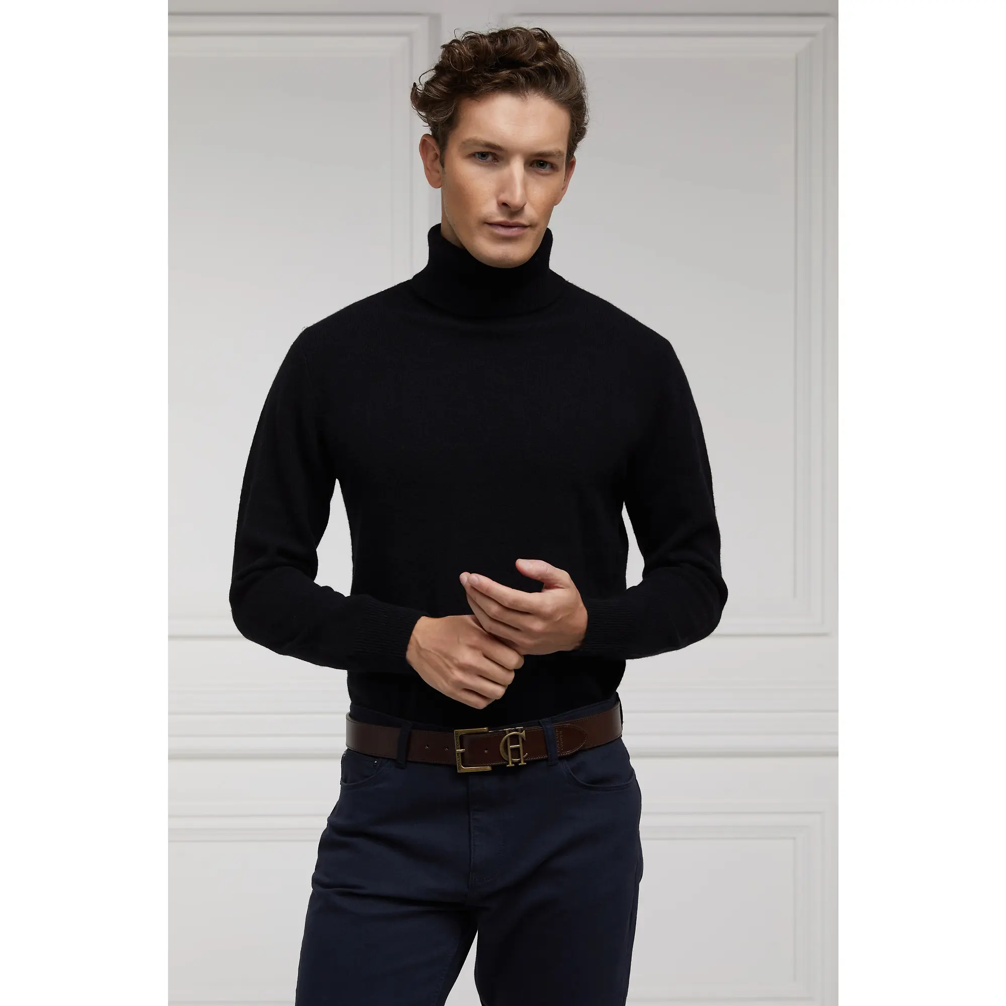 Product image 2 of 8 of Holland Cooper Men's Classic Belt - Chocolate