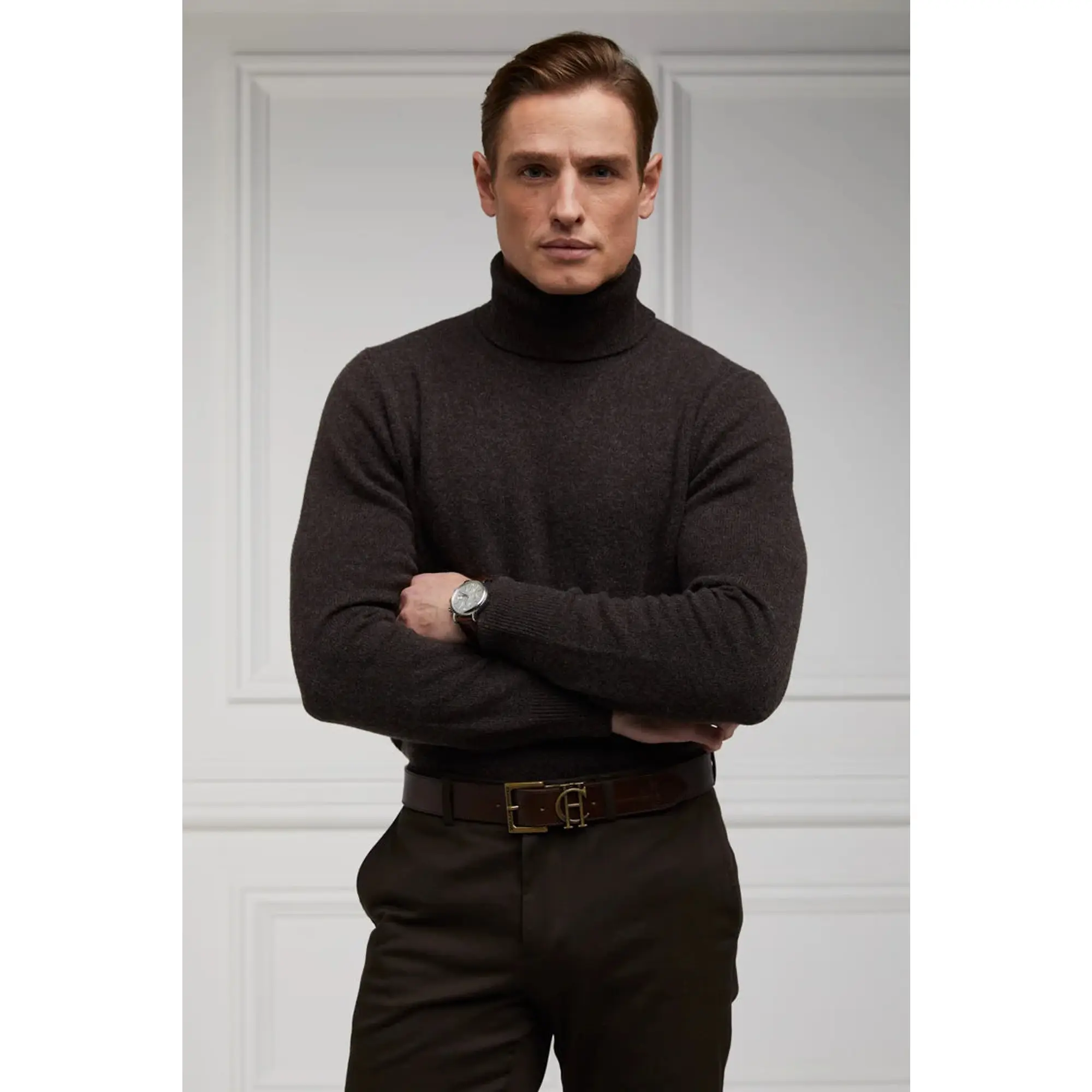 Product image 5 of 8 of Holland Cooper Men's Classic Belt - Chocolate