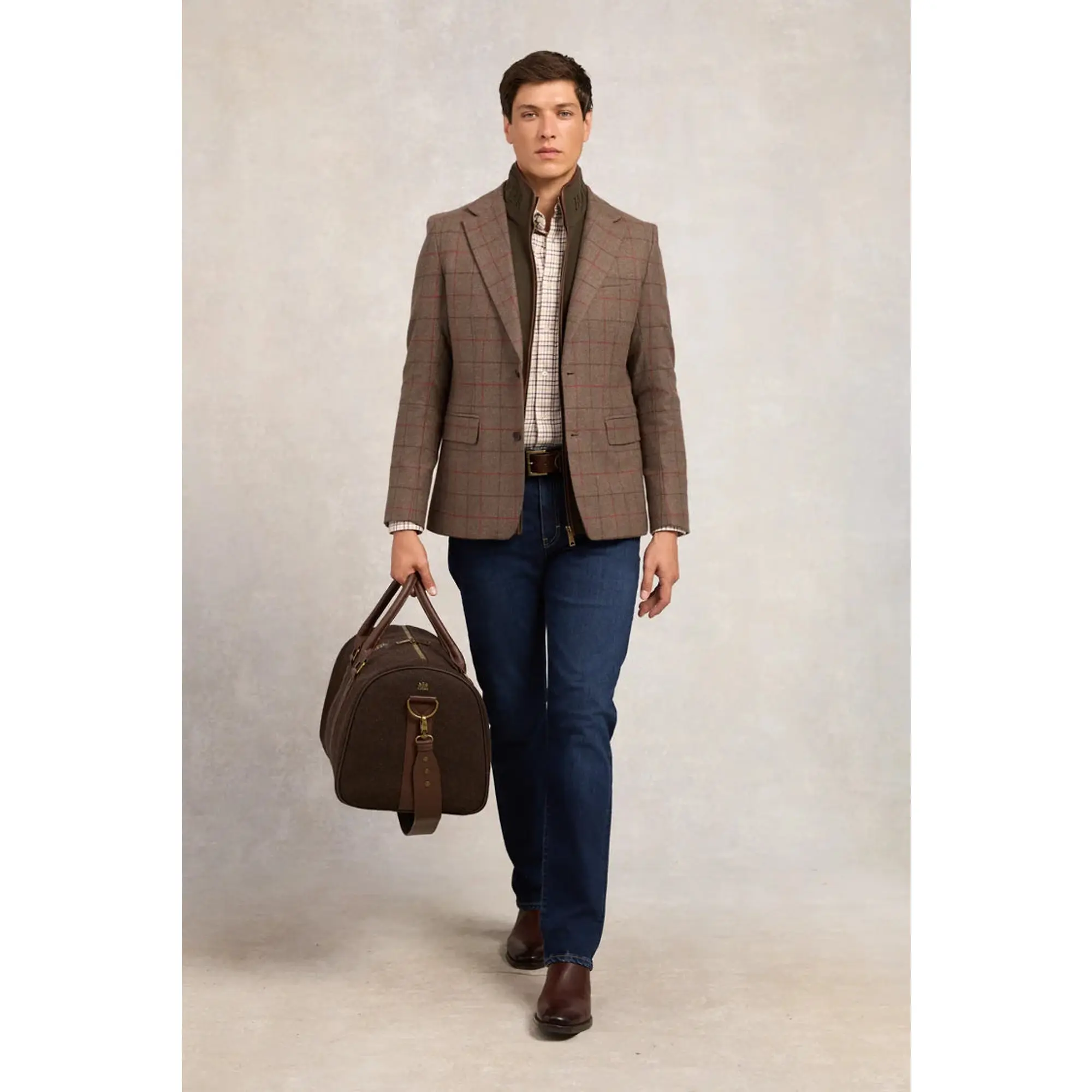 Product image 4 of 7 of Holland Cooper Men's Country Fleece Gilet - Khaki