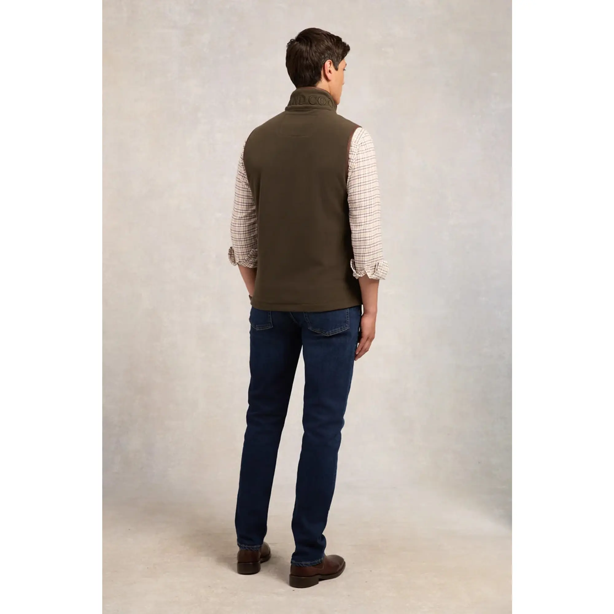 Product image 5 of 7 of Holland Cooper Men's Country Fleece Gilet - Khaki