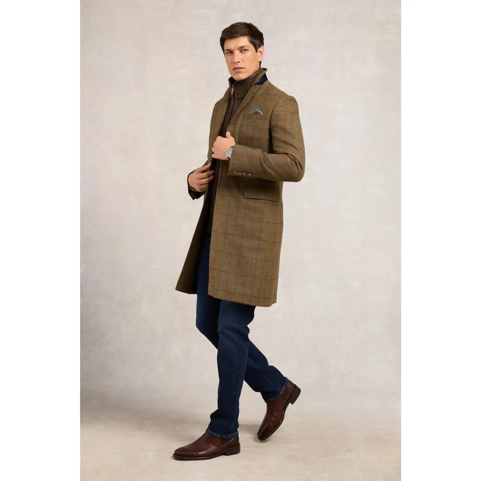 Product image 7 of 7 of Holland Cooper Men's Country Fleece Gilet - Khaki