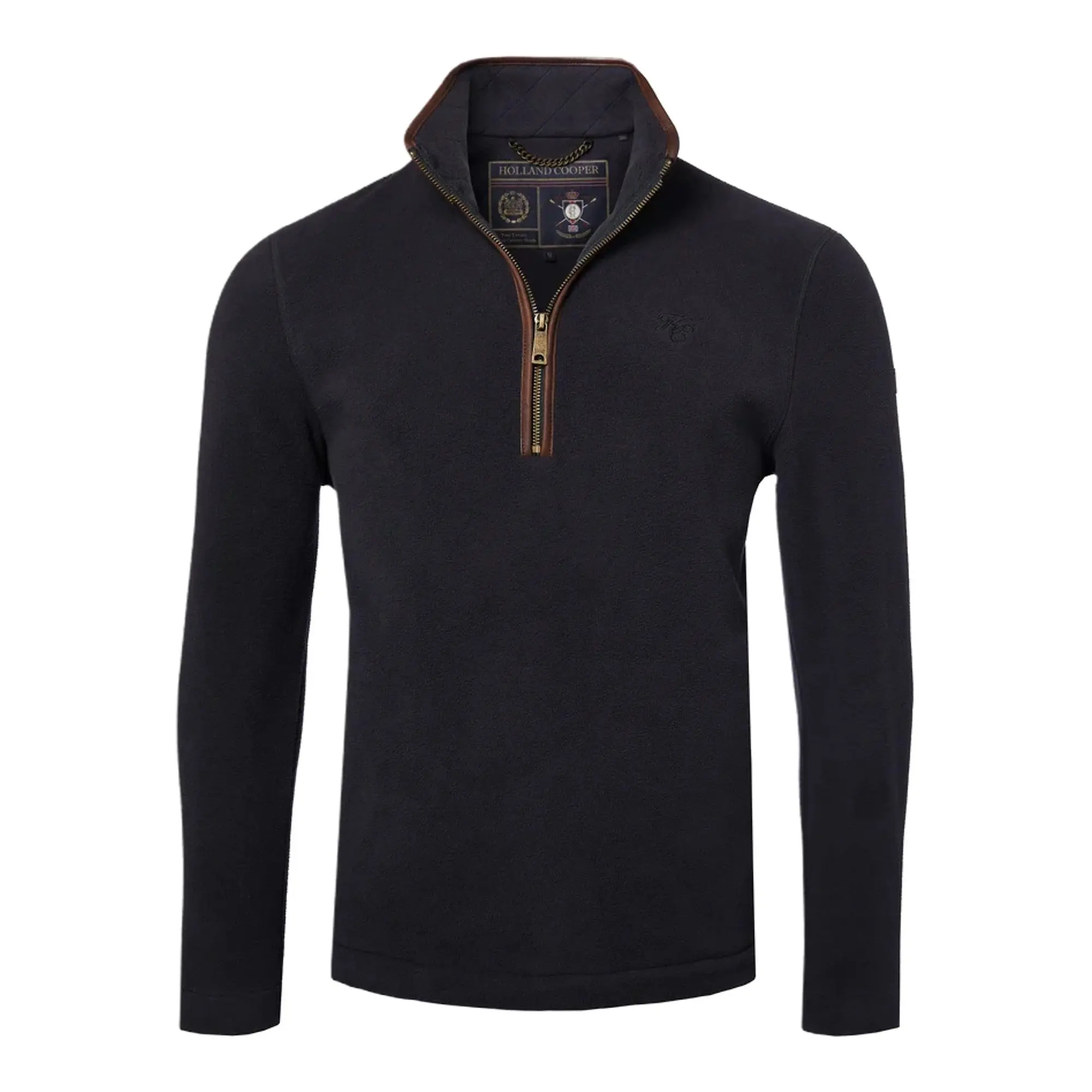 Product image 1 of 8 of Holland Cooper Men's Country Fleece Quarter Zip - Ink Navy