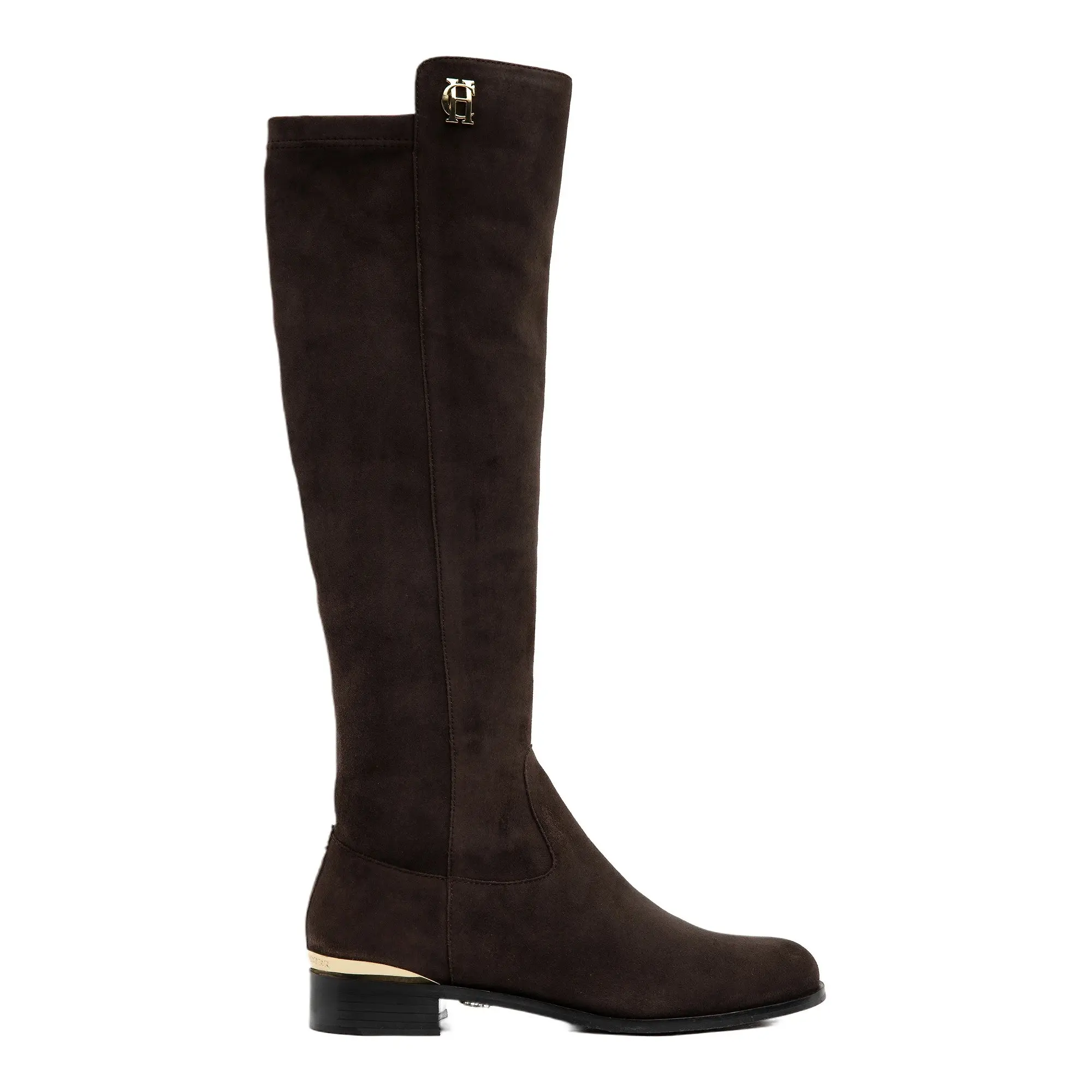 Product image 1 of 13 of Holland Cooper Women's Albany Knee Boots - Chocolate Suede