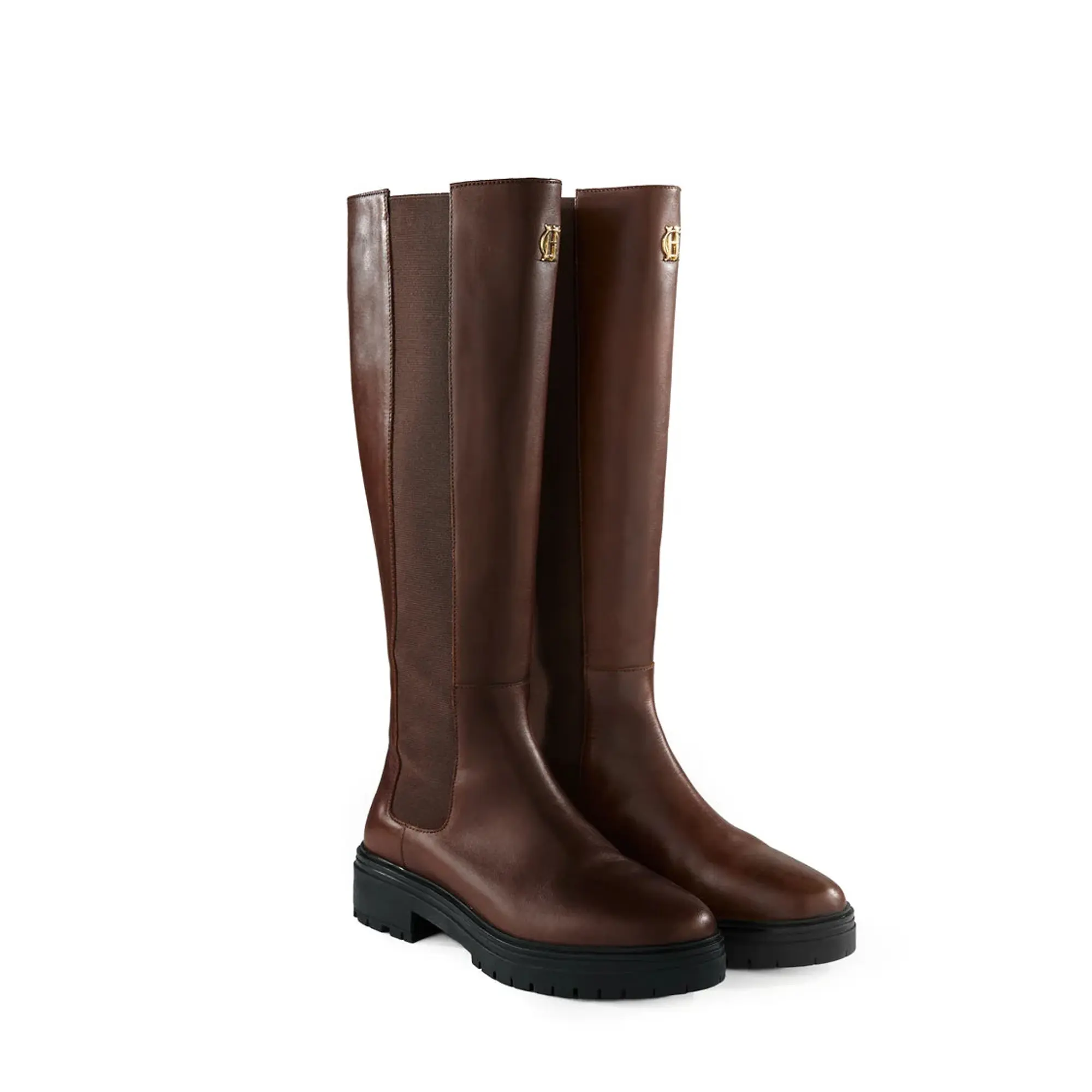 Product image 3 of 9 of Holland Cooper Women's Astoria Knee Boots - Rich Chocolate