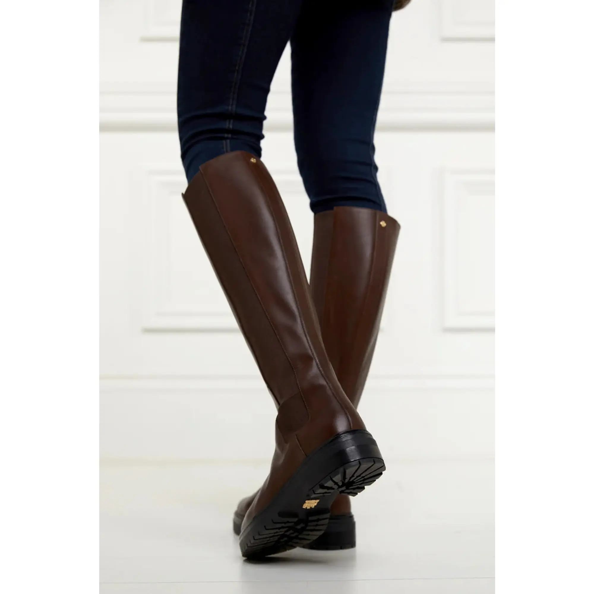 Product image 5 of 9 of Holland Cooper Women's Astoria Knee Boots - Rich Chocolate