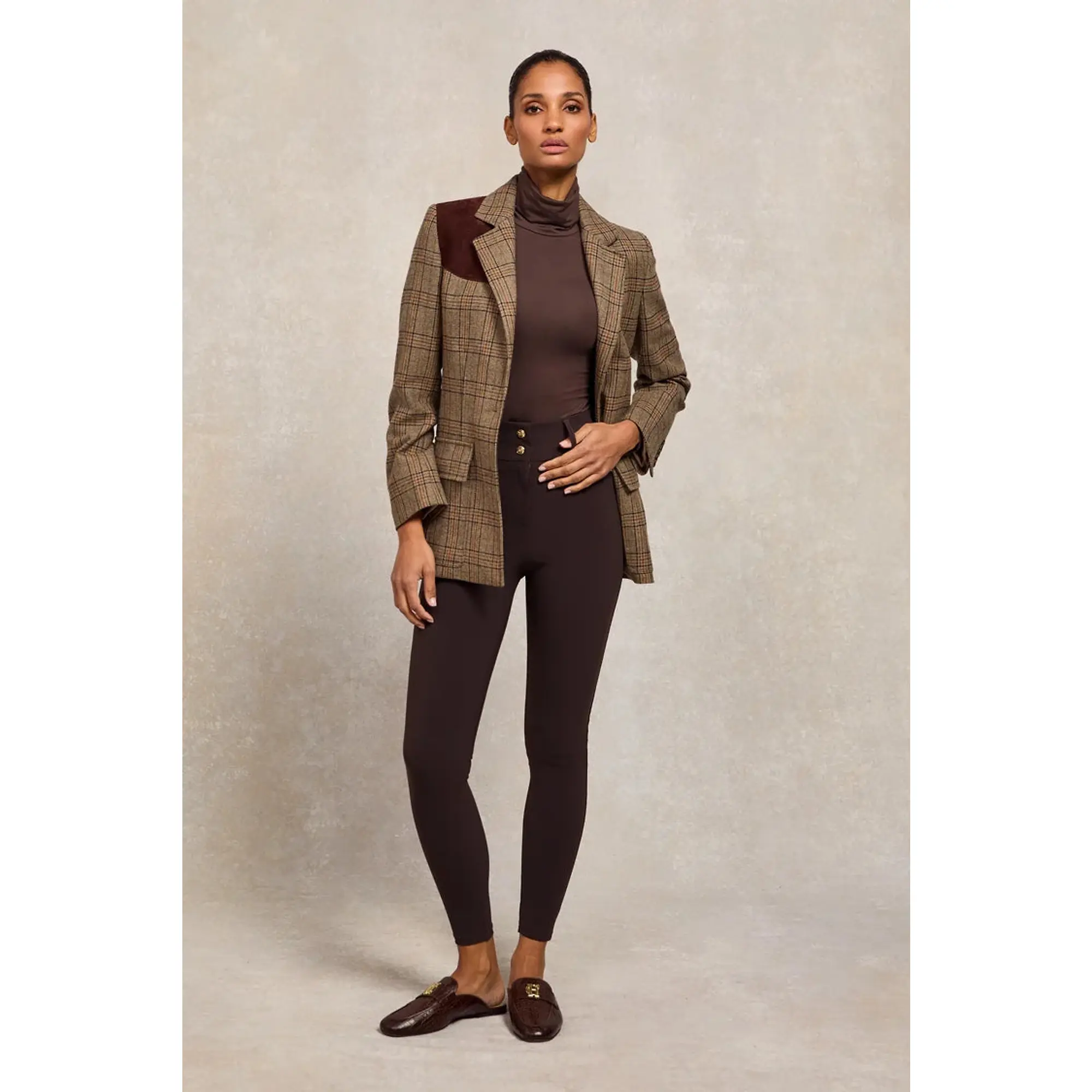 Product image 4 of 9 of Holland Cooper Women's Contour Trousers - Chocolate