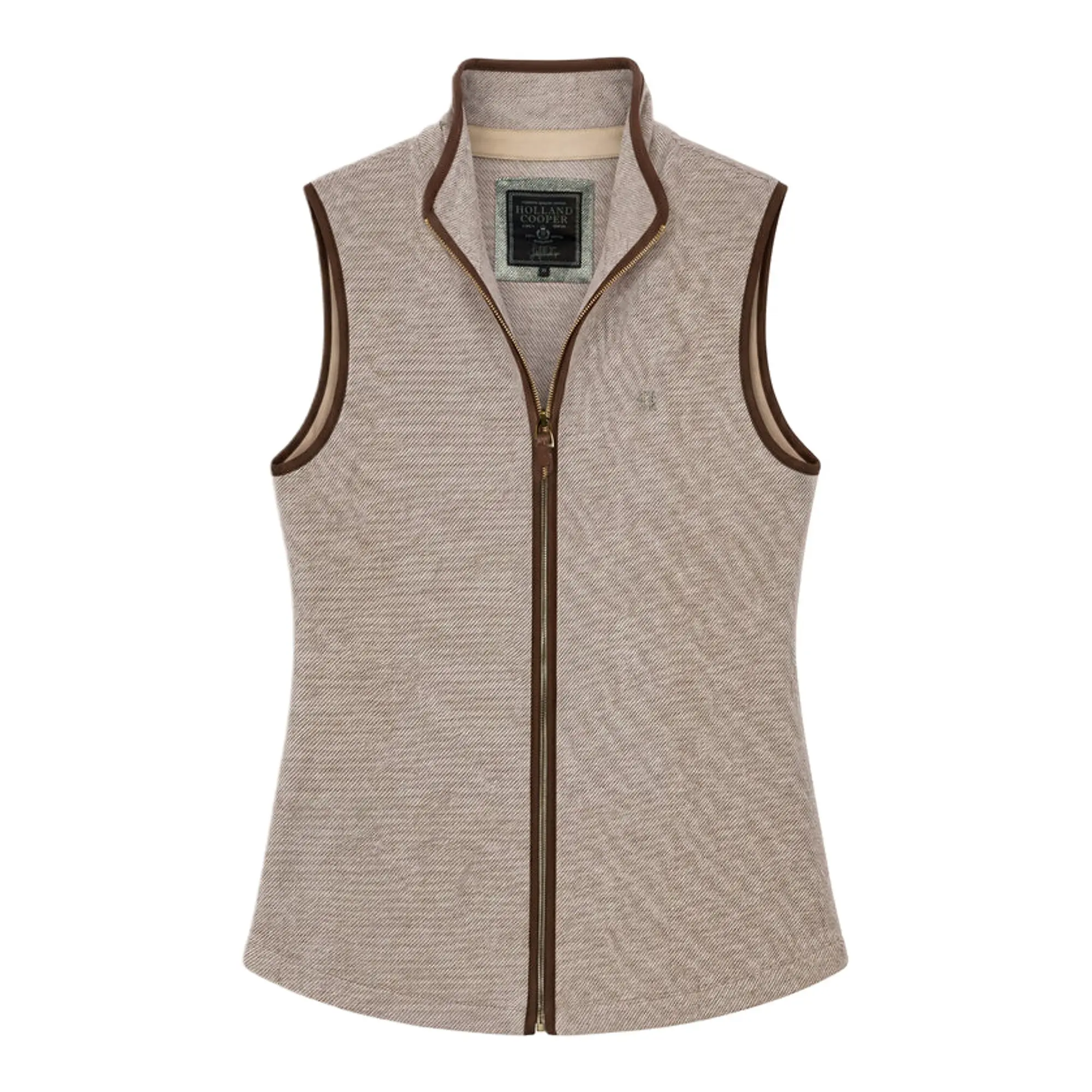 Product image 1 of 8 of Holland Cooper Women's Hillford Country Gilet - Sahara Twill