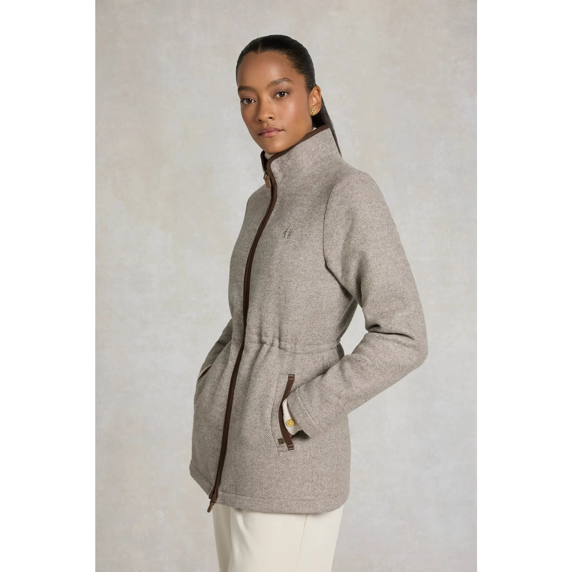 Product image 2 of 9 of Holland Cooper Women's Hillford Country Jacket - Sahara Twill