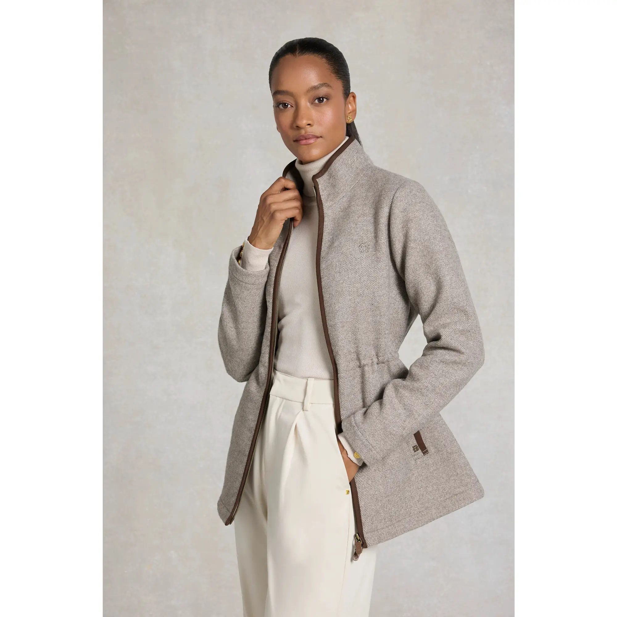 Product image 3 of 9 of Holland Cooper Women's Hillford Country Jacket - Sahara Twill
