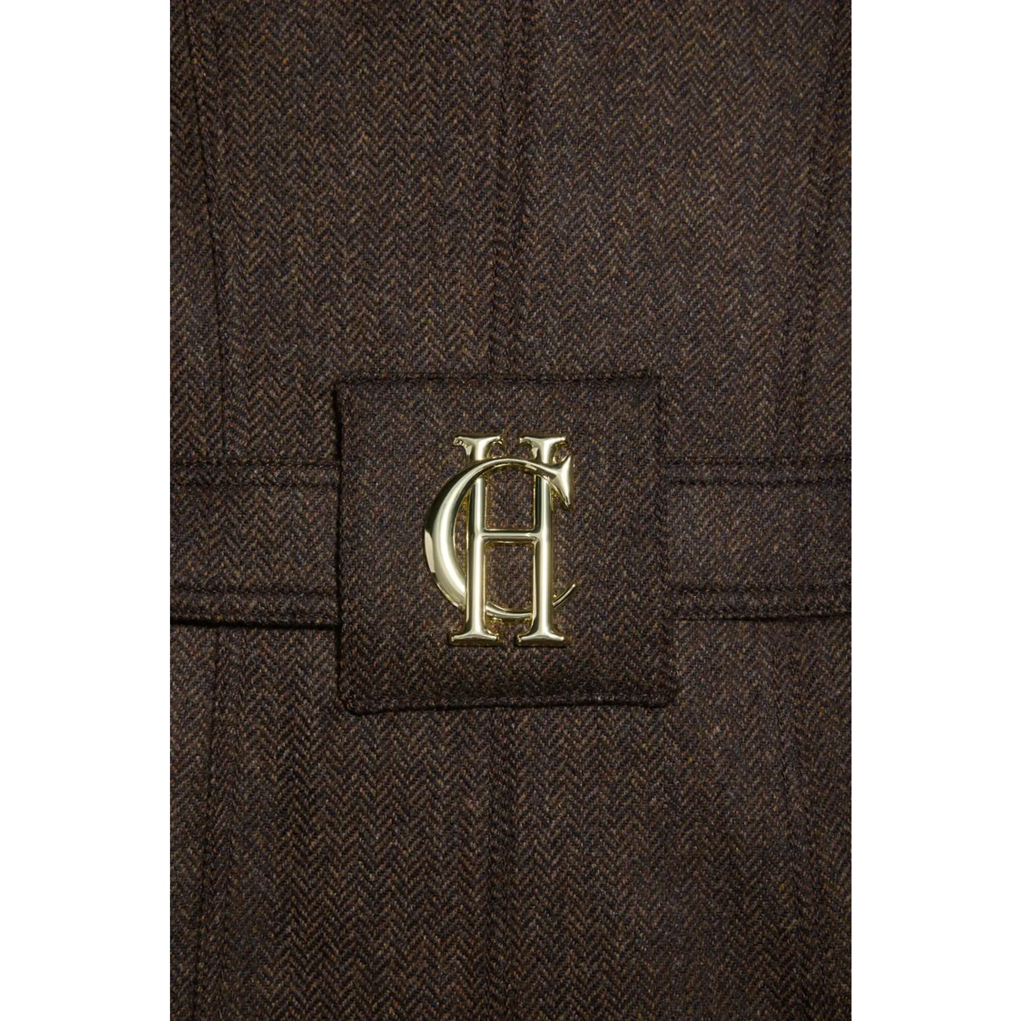 Product image 11 of 11 of Holland Cooper Women's Marlborough Trench Coat - Chocolate Herringbone
