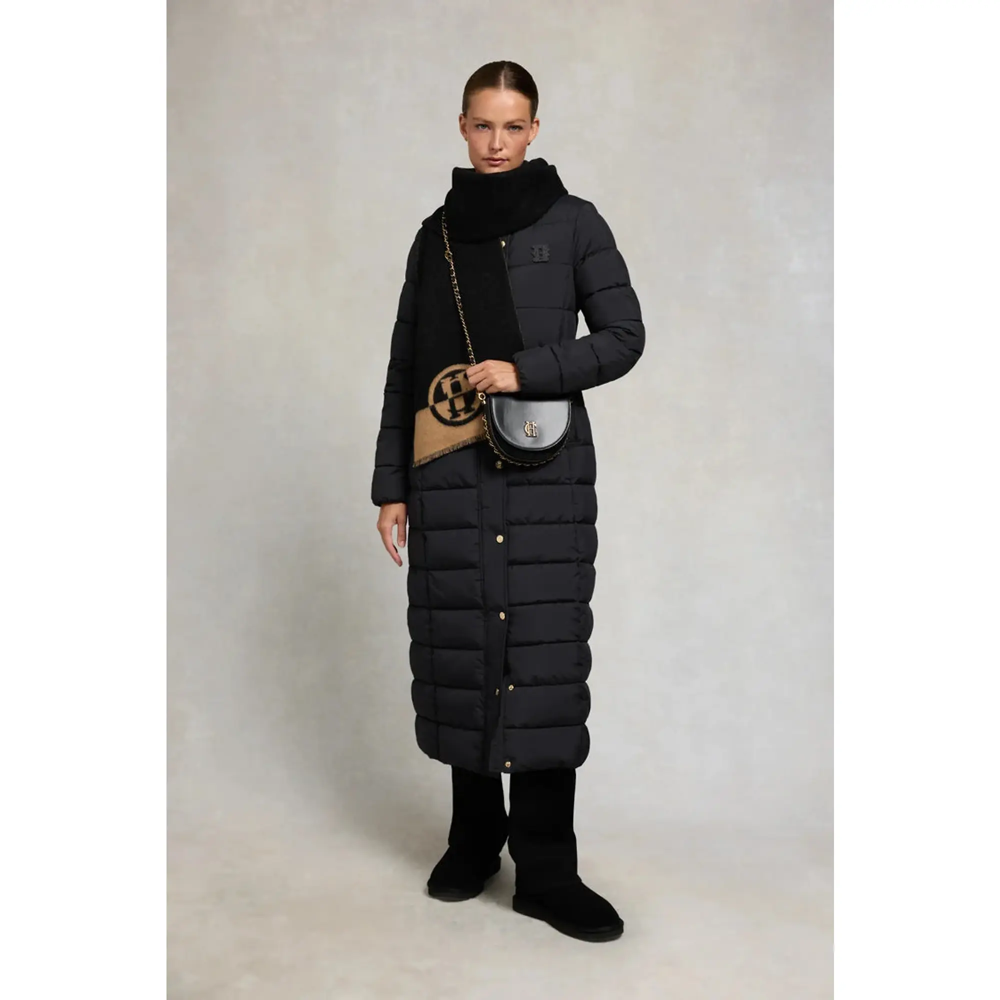 Product image 4 of 11 of Holland Cooper Women's Milton Longline Coat - Black