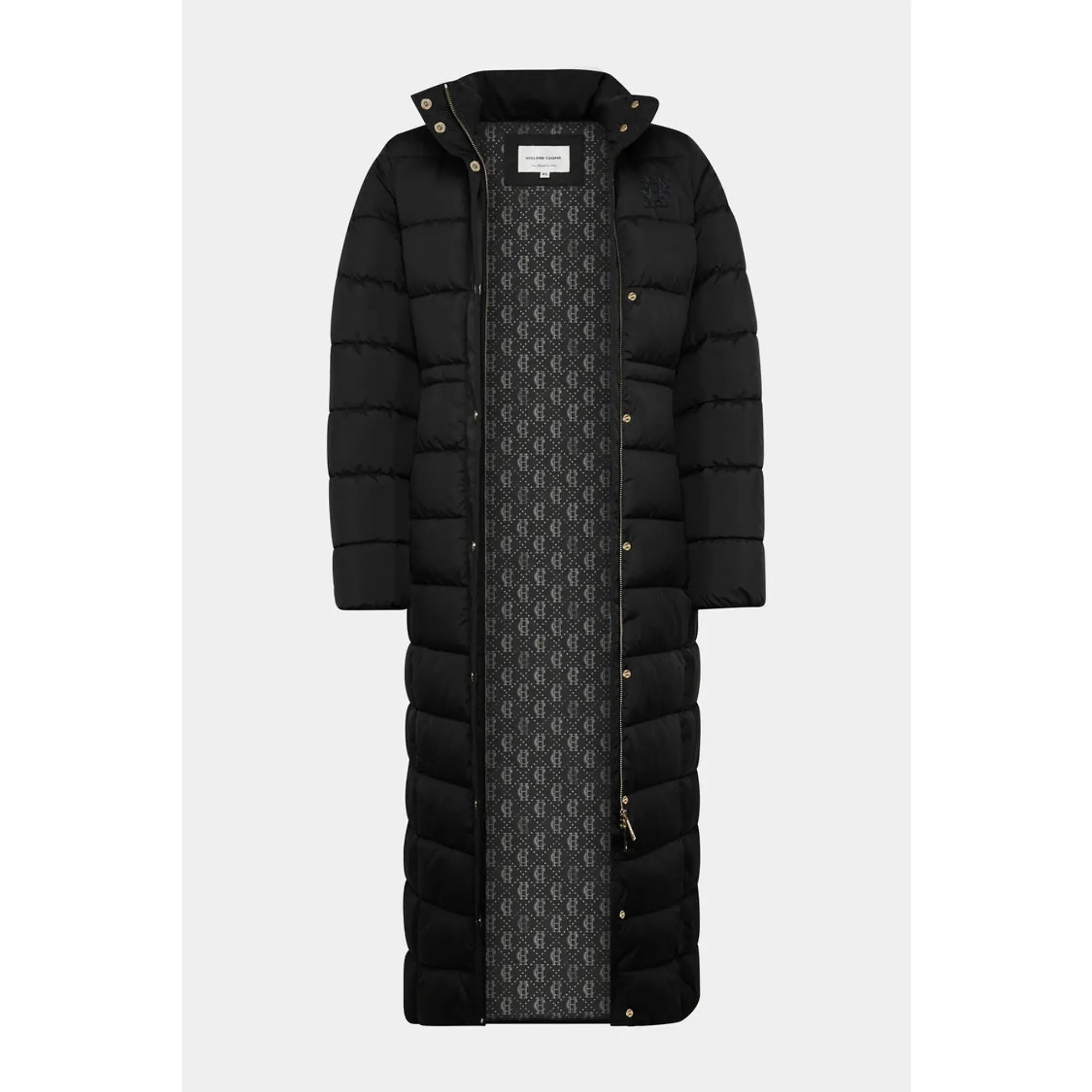Product image 8 of 11 of Holland Cooper Women's Milton Longline Coat - Black