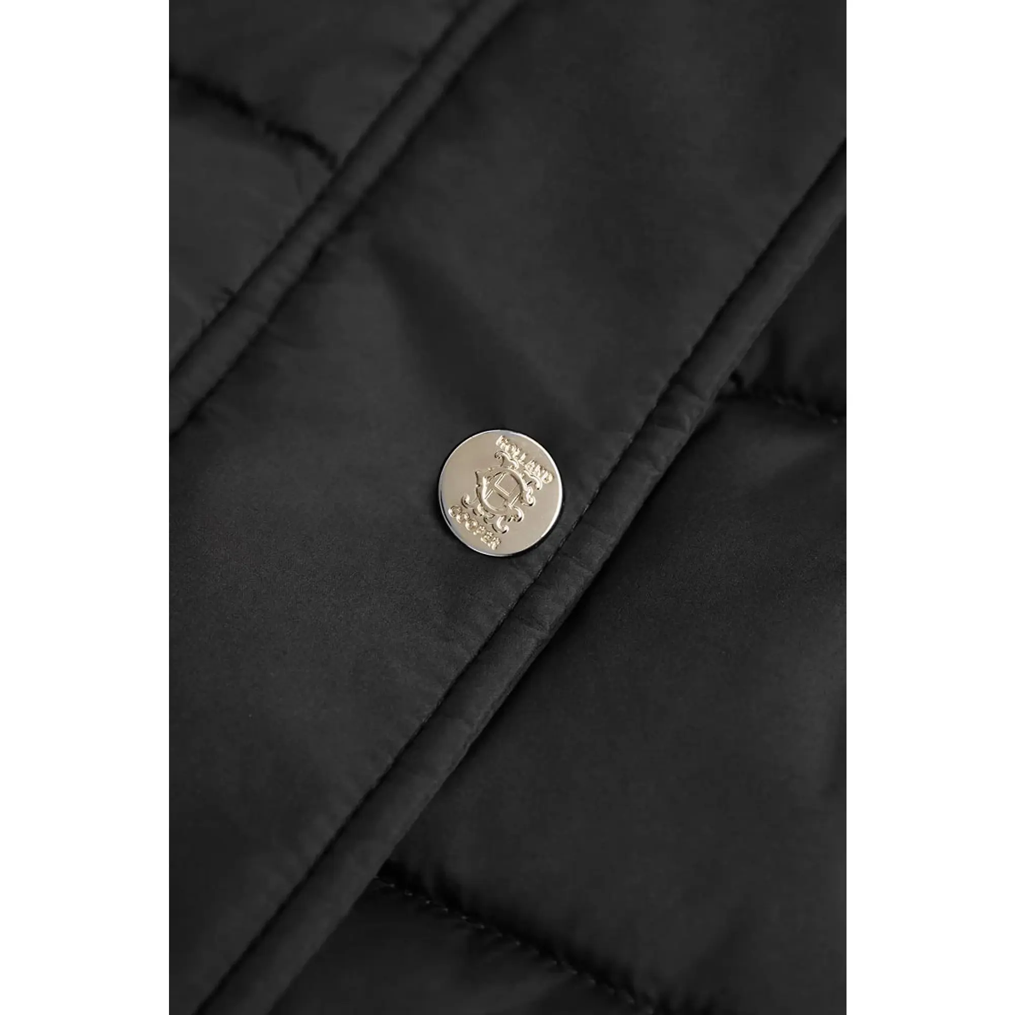 Product image 11 of 11 of Holland Cooper Women's Milton Longline Coat - Black