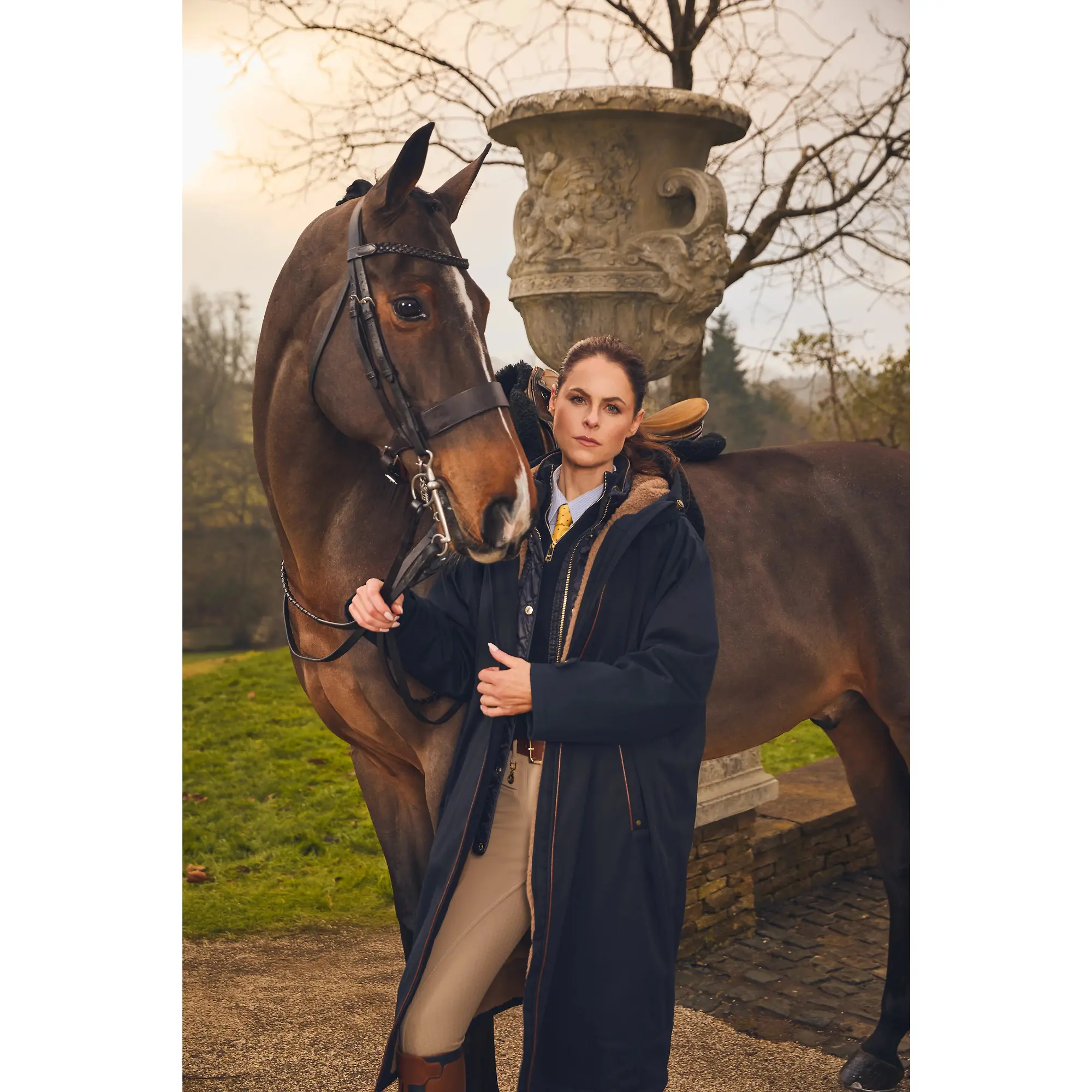 Product image 3 of 8 of Holland Cooper Women's One-Size Waterproof Coat - Ink Navy