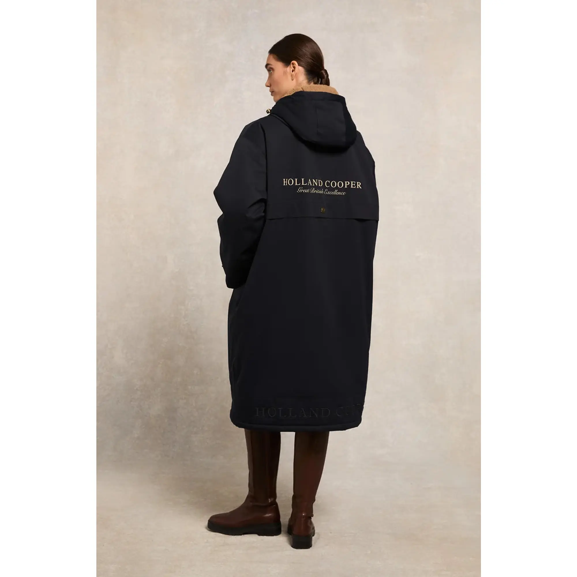 Product image 4 of 8 of Holland Cooper Women's One-Size Waterproof Coat - Ink Navy