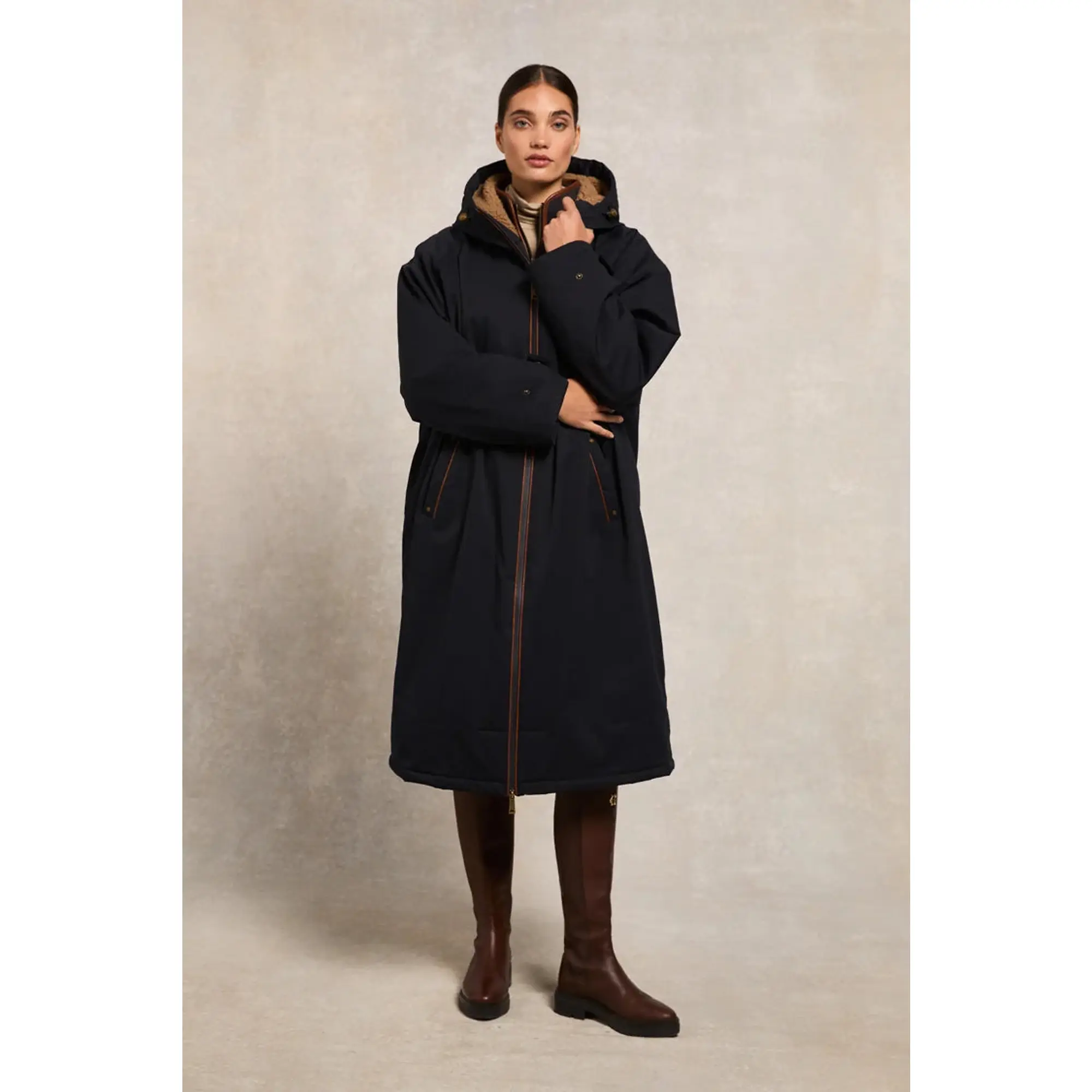 Product image 5 of 8 of Holland Cooper Women's One-Size Waterproof Coat - Ink Navy