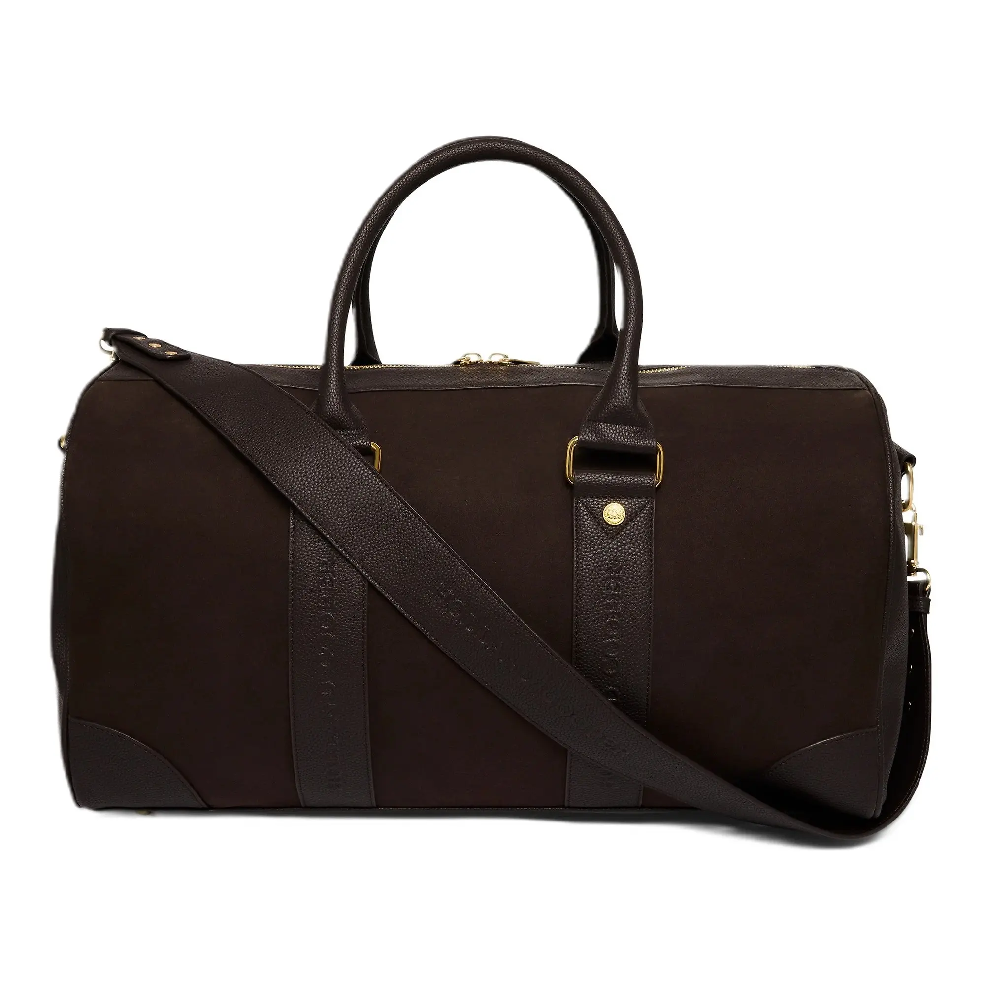 Product image 1 of 9 of Holland Cooper Women's Regency Holdall - Dark Chocolate Suede